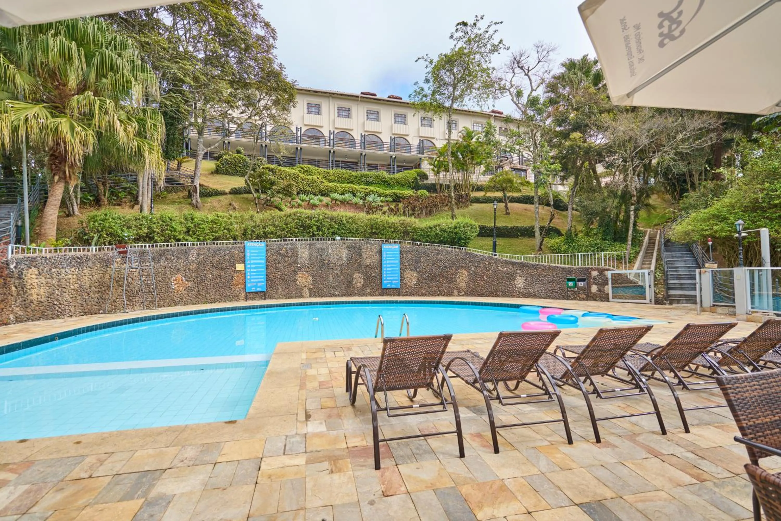 Pool view in SESC OURO PRETO