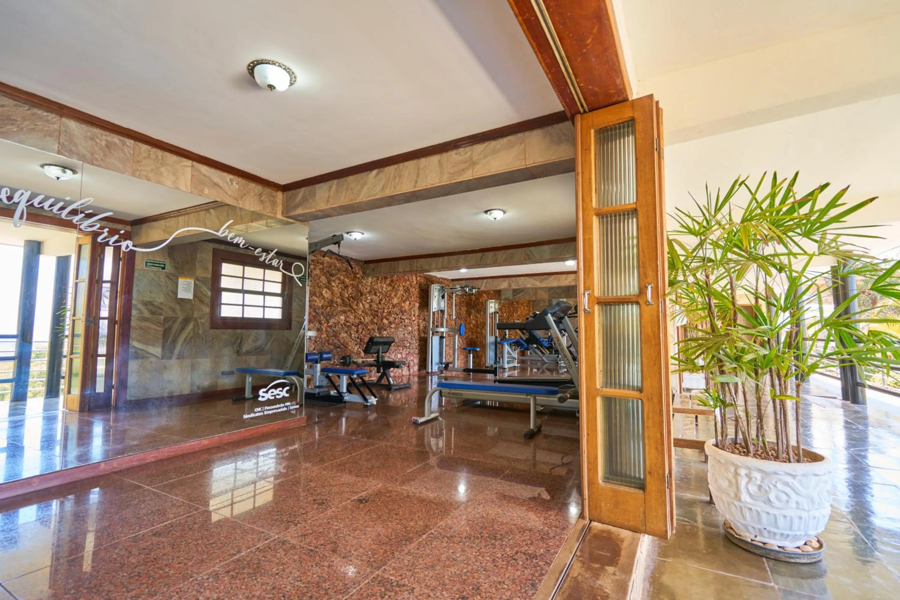 Fitness centre/facilities in SESC OURO PRETO