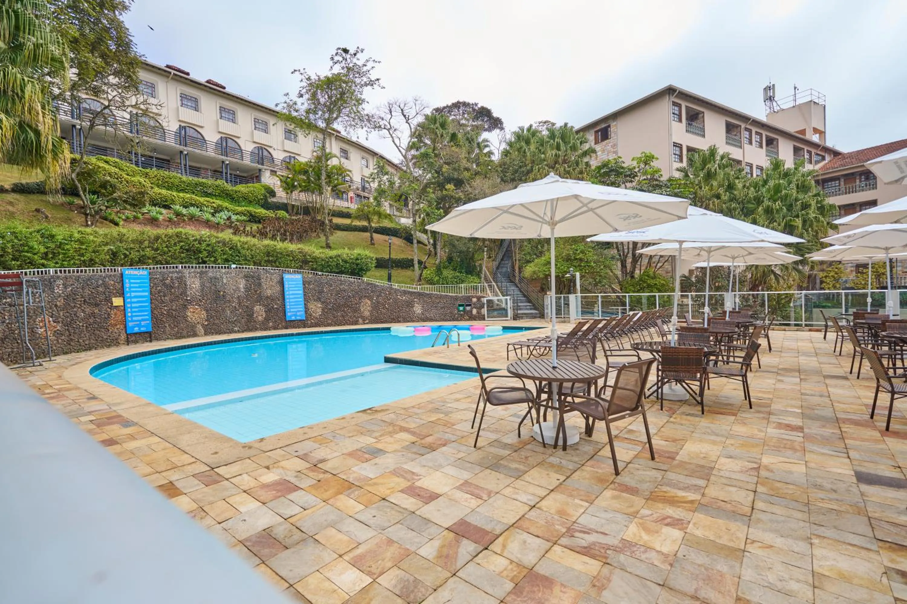 Pool view in SESC OURO PRETO