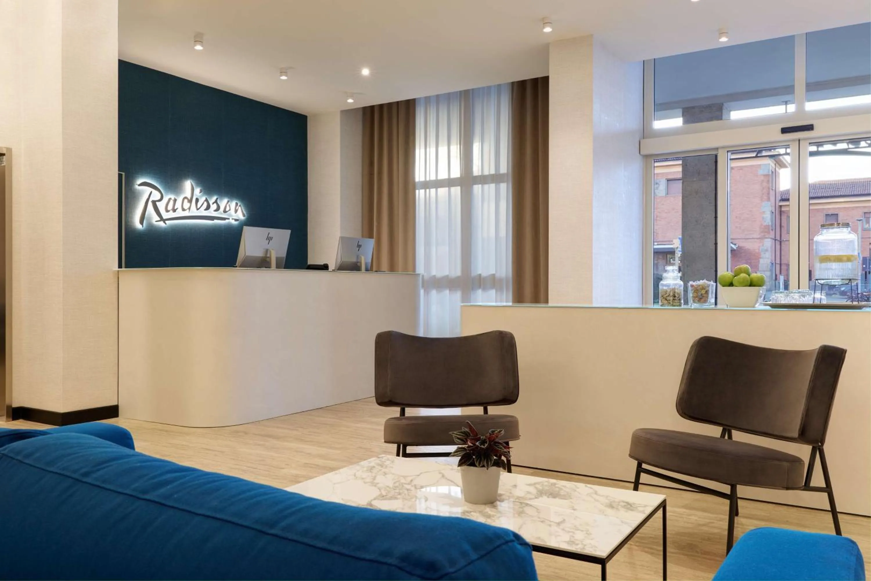 Lobby or reception in Radisson Hotel Ferrara