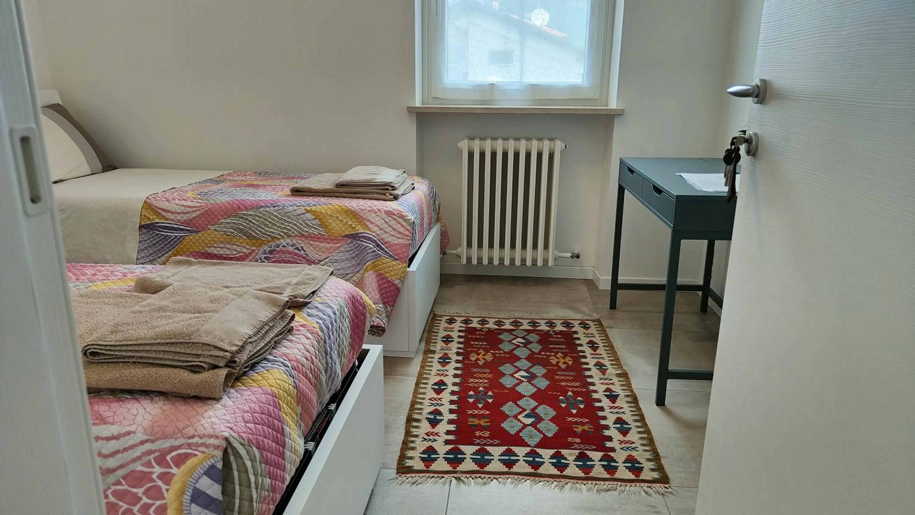 Bedroom, Bed in Casa Valle D'Astino