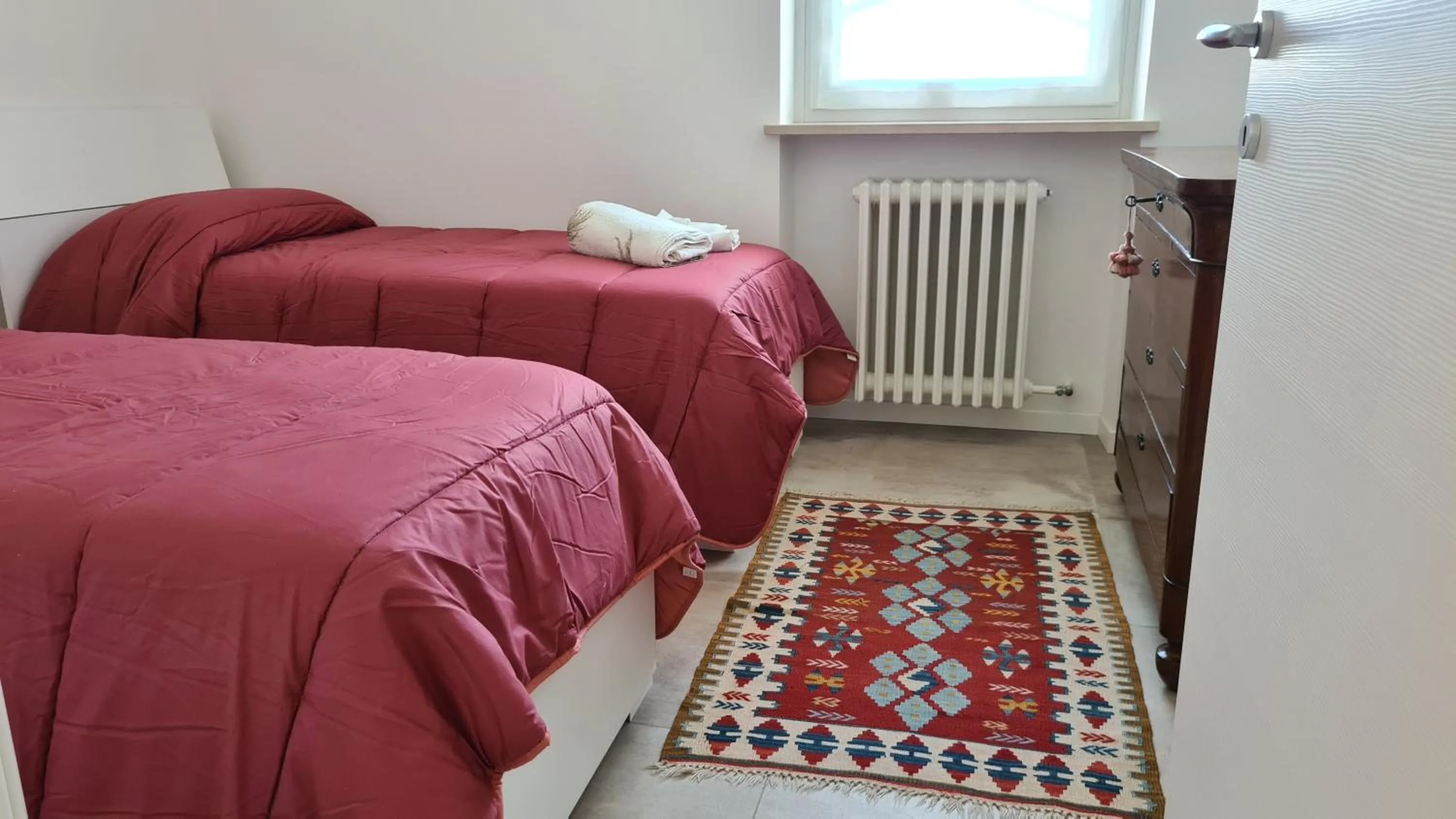 Bedroom, Bed in Casa Valle D'Astino