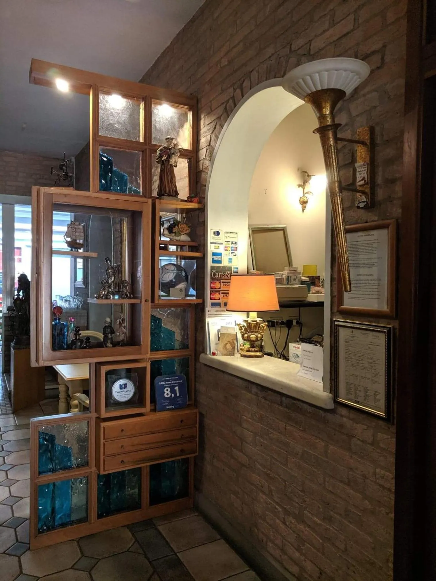 Lobby or reception in D'Elite Room & Breakfast