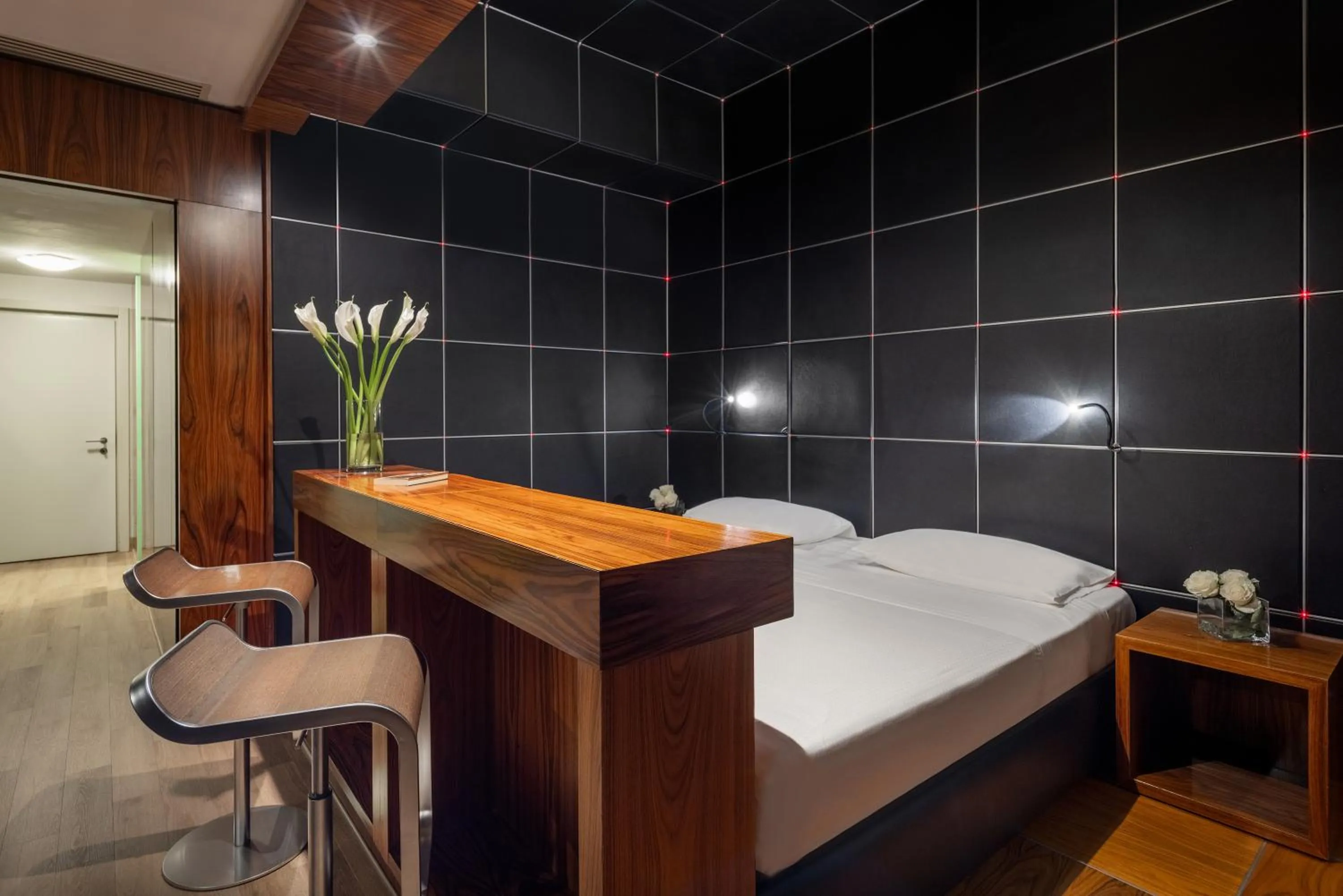 Bed in UNA Hotels Vittoria Firenze