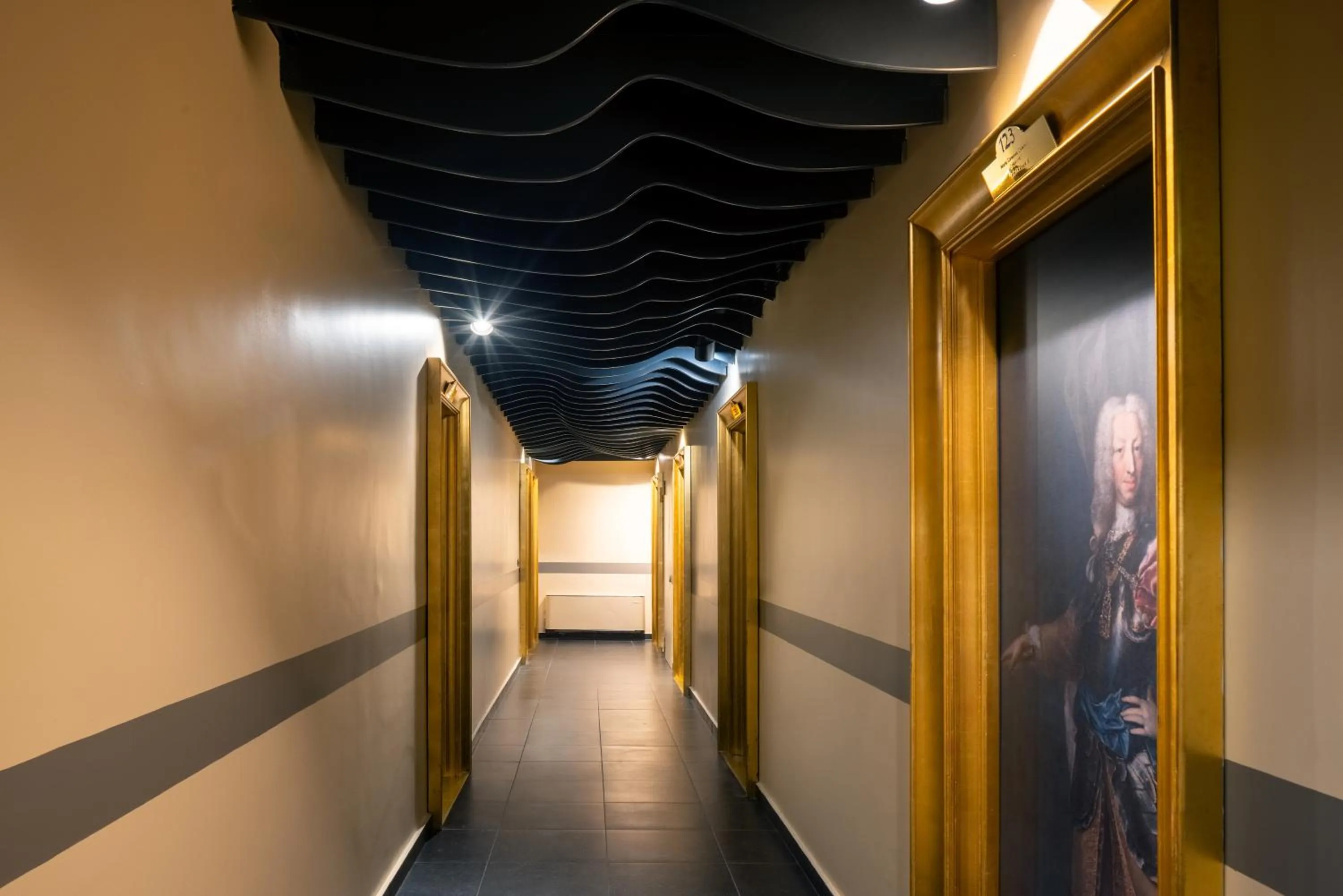 Decorative detail in UNA Hotels Vittoria Firenze