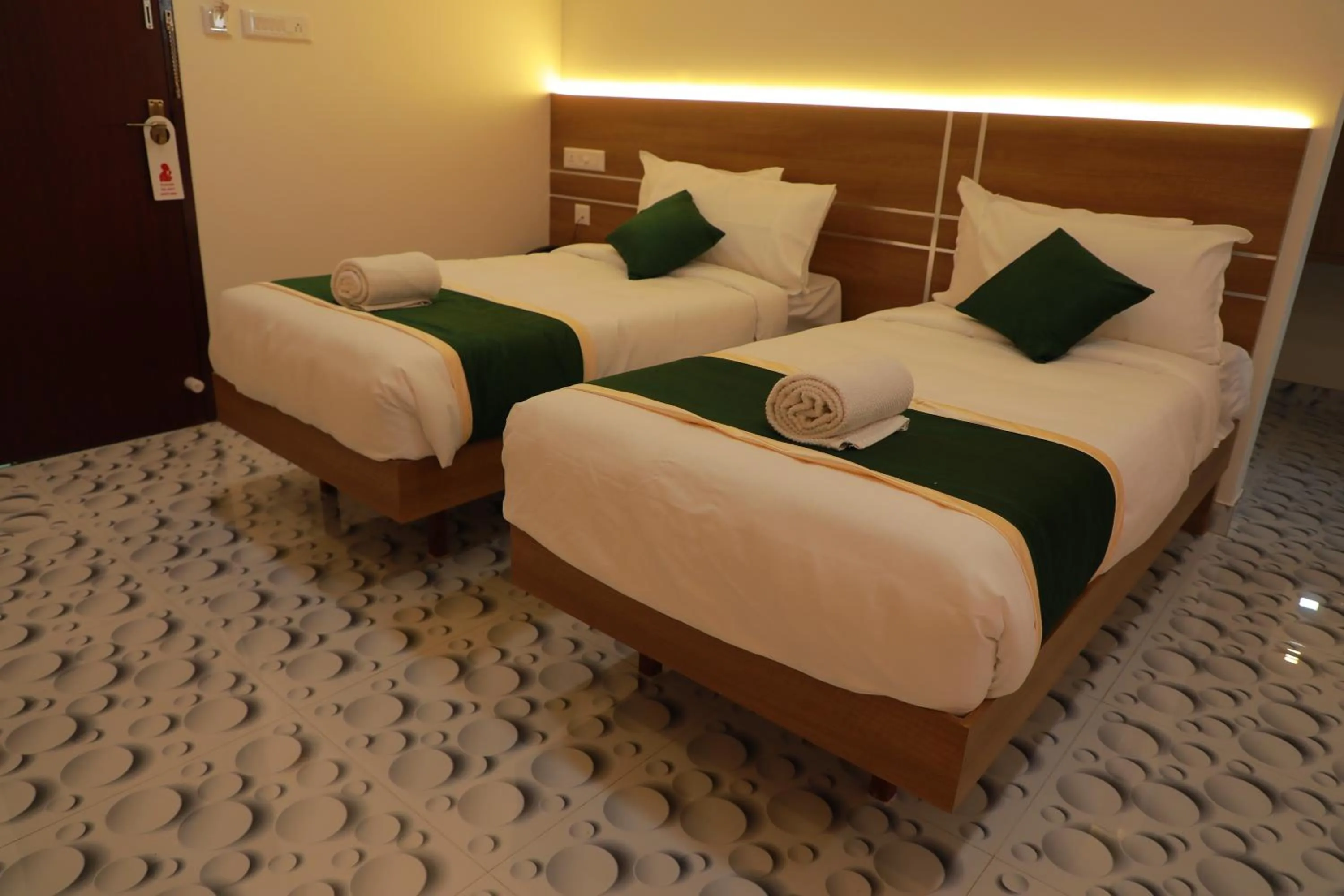 Bedroom, Bed in Delano Residency