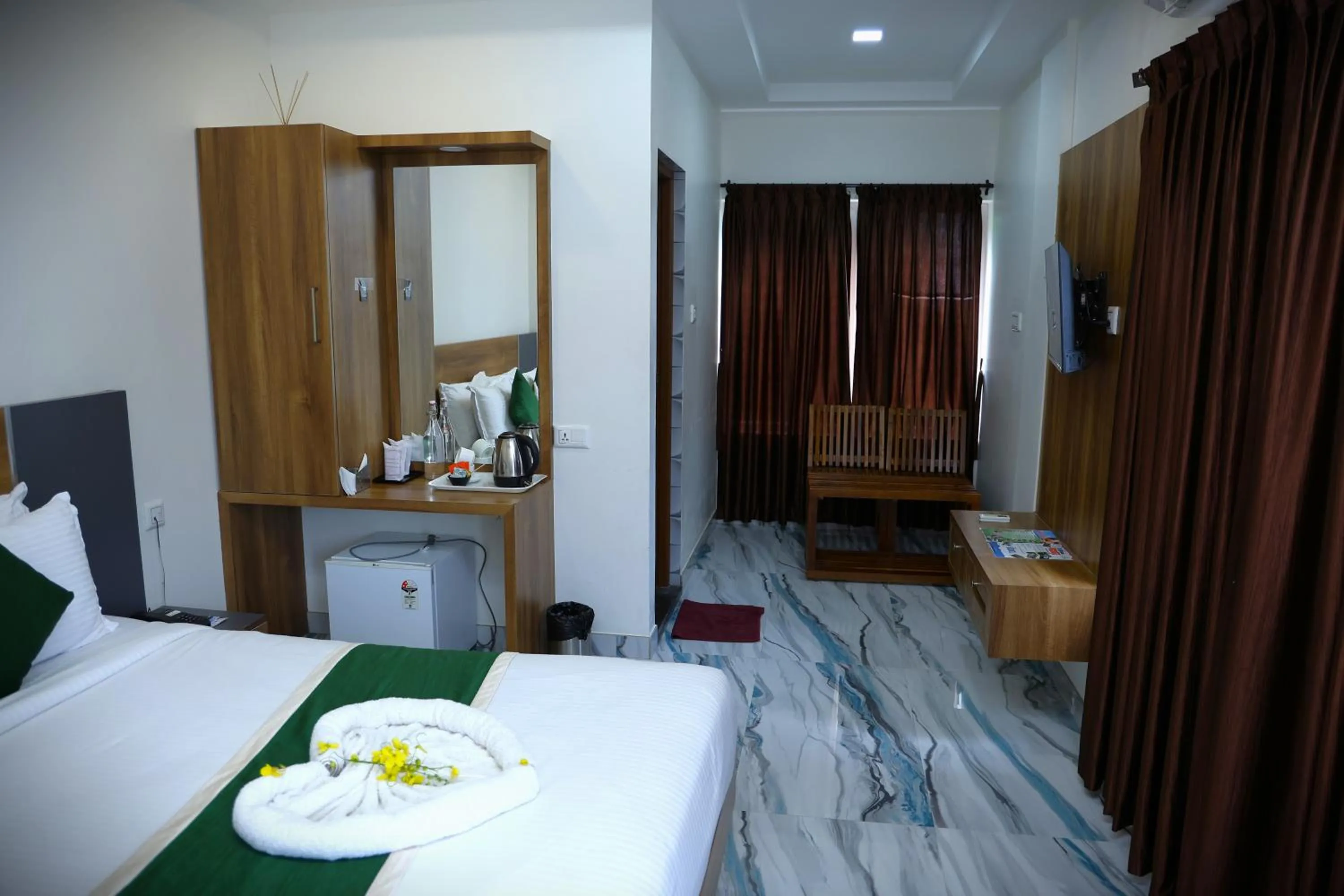 wardrobe, Bed in Delano Residency