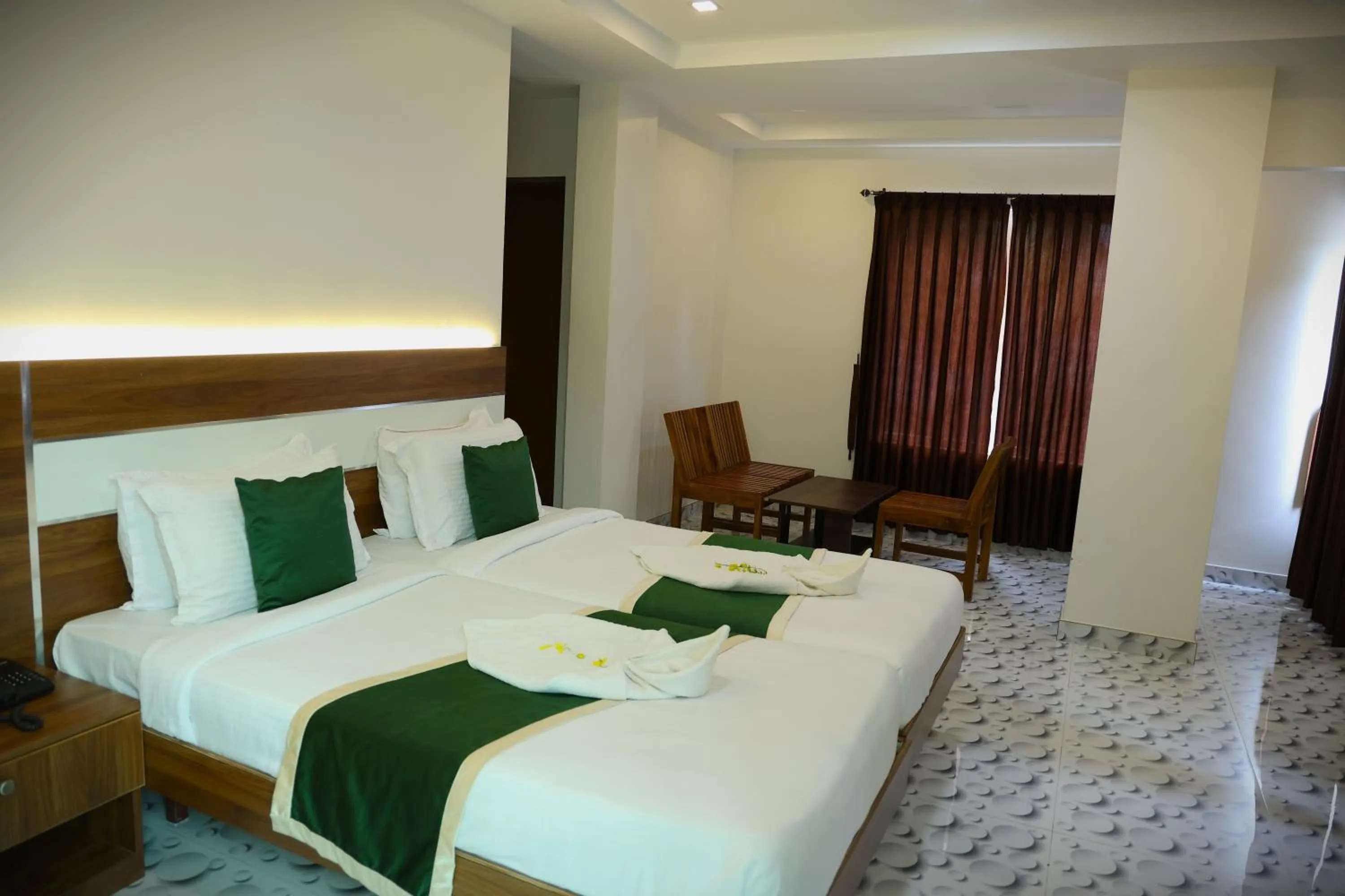 Bedroom, Bed in Delano Residency
