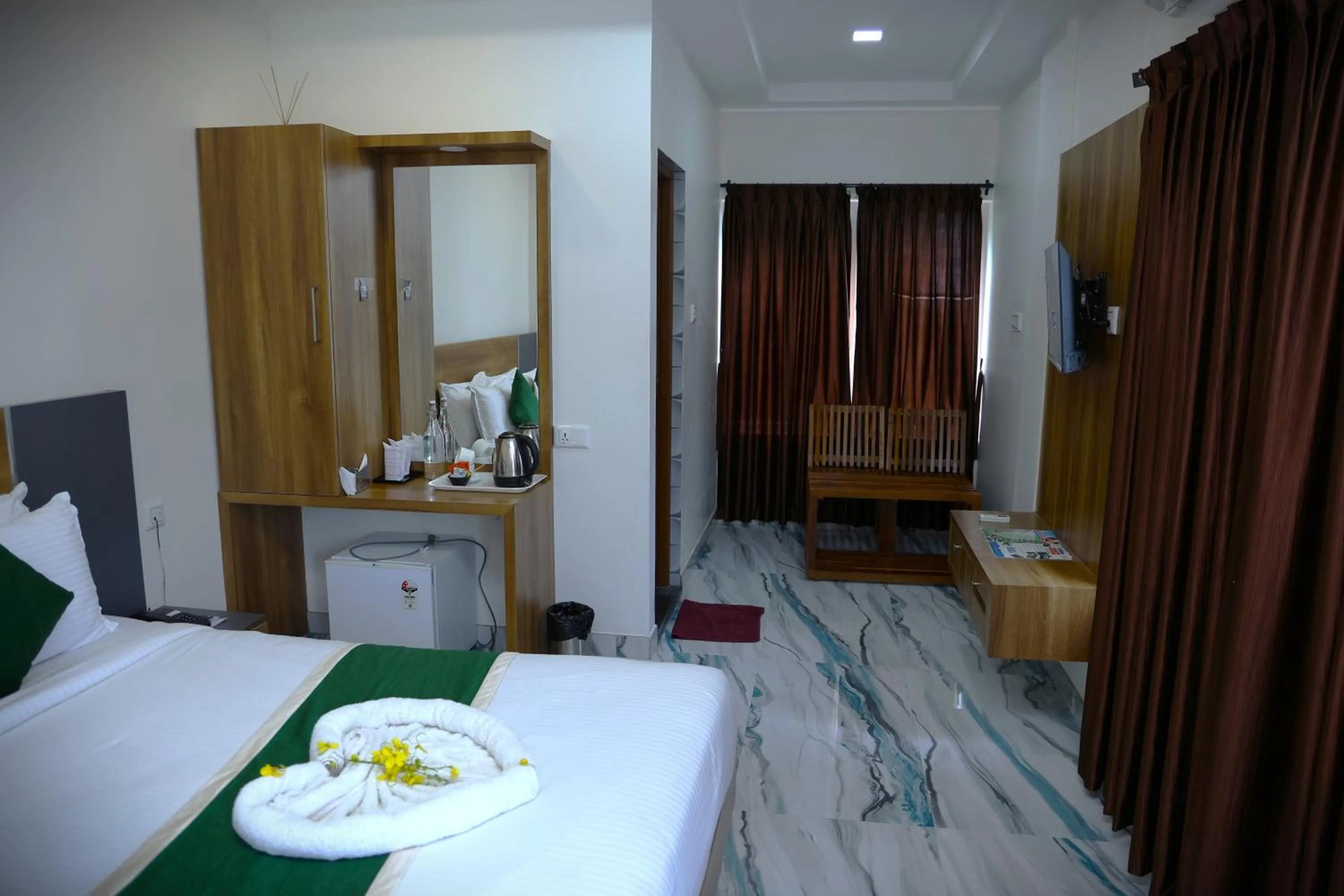 Bedroom, Bed in Delano Residency