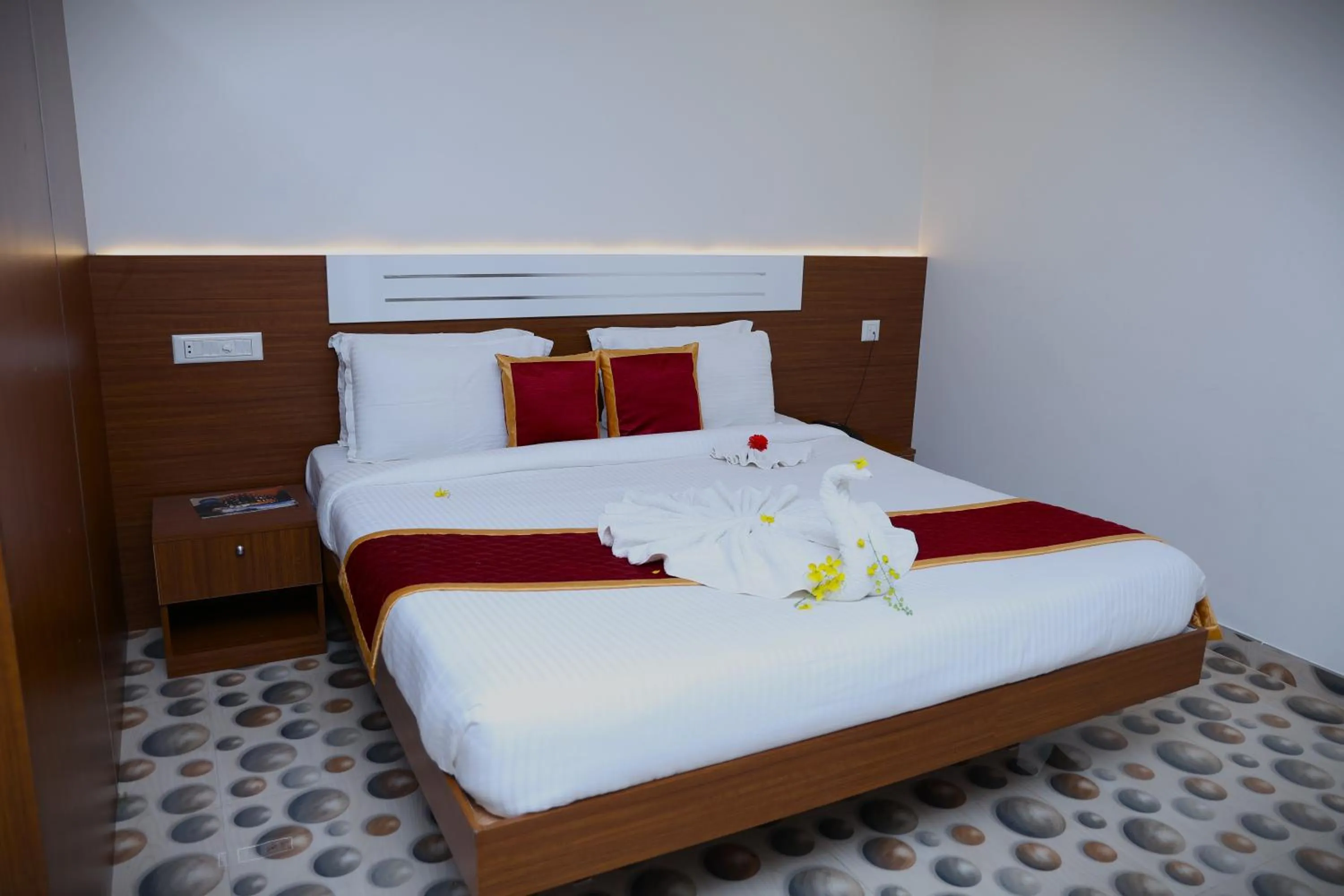 Bedroom, Bed in Delano Residency