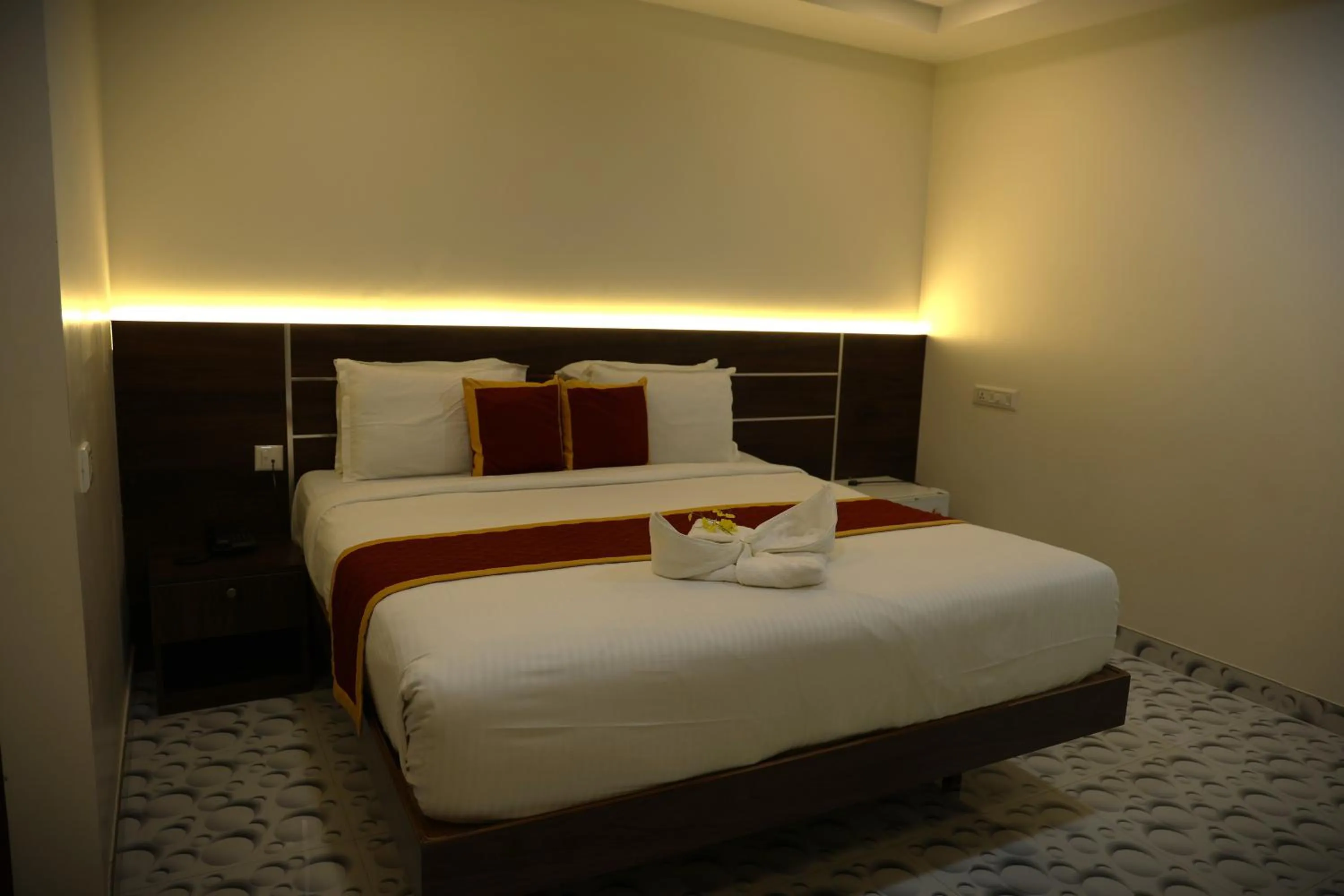 Bedroom, Bed in Delano Residency