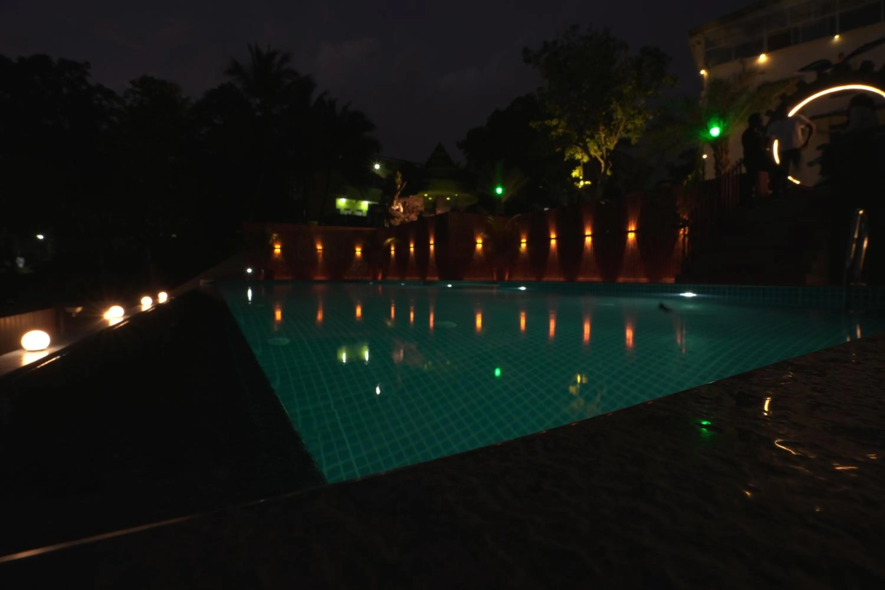 Swimming pool in Delano Residency