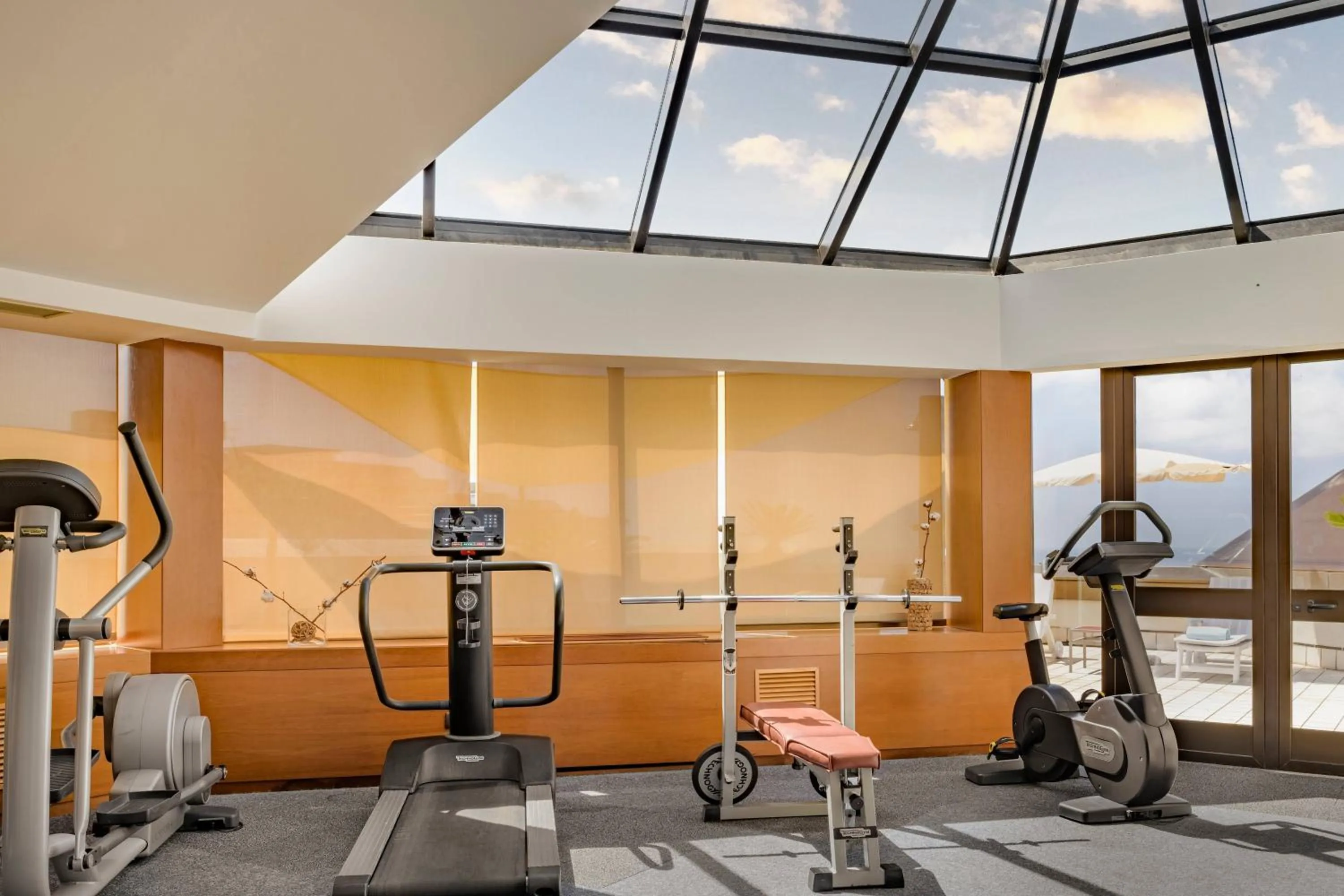 Fitness centre/facilities in AC Hotel Genova by Marriott
