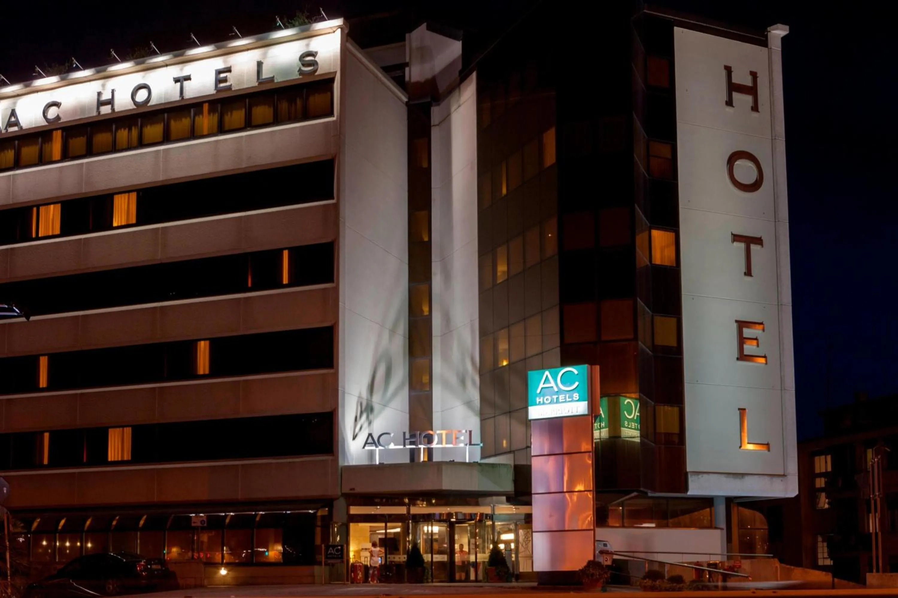 Property building in AC Hotel Genova by Marriott