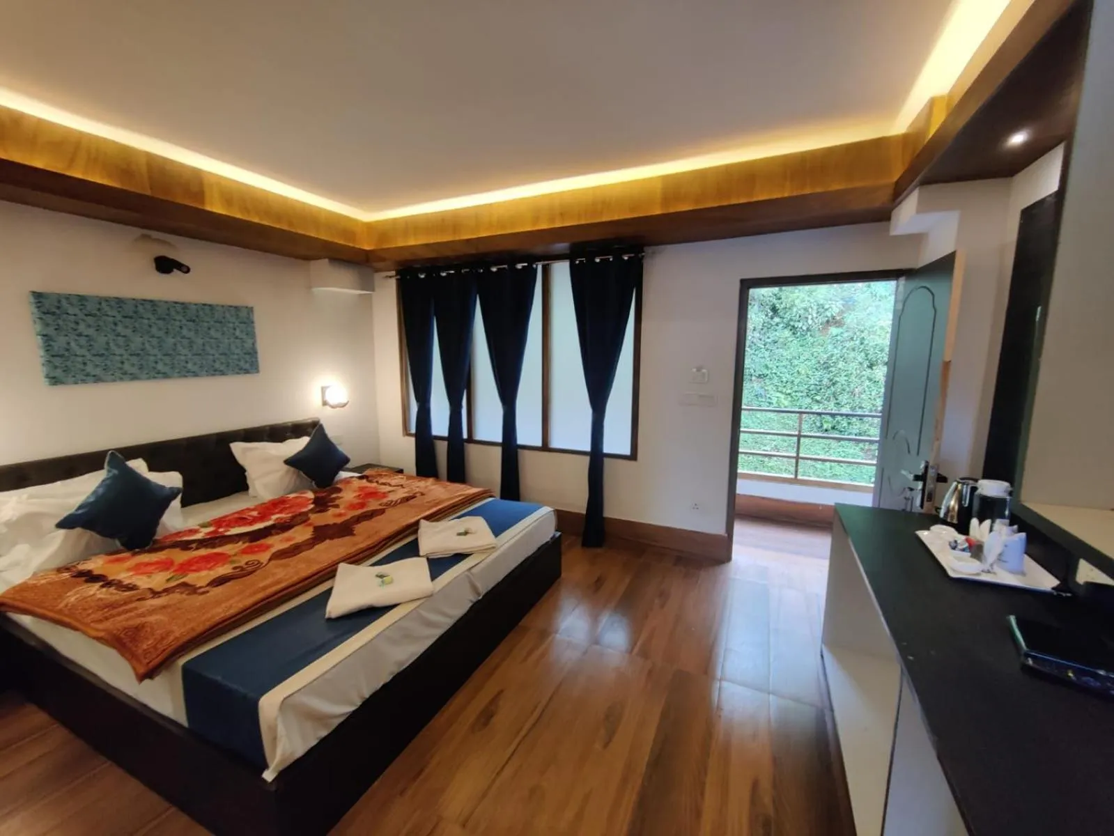 Photo of the whole room, Bed in Hotel Norling SK Groups