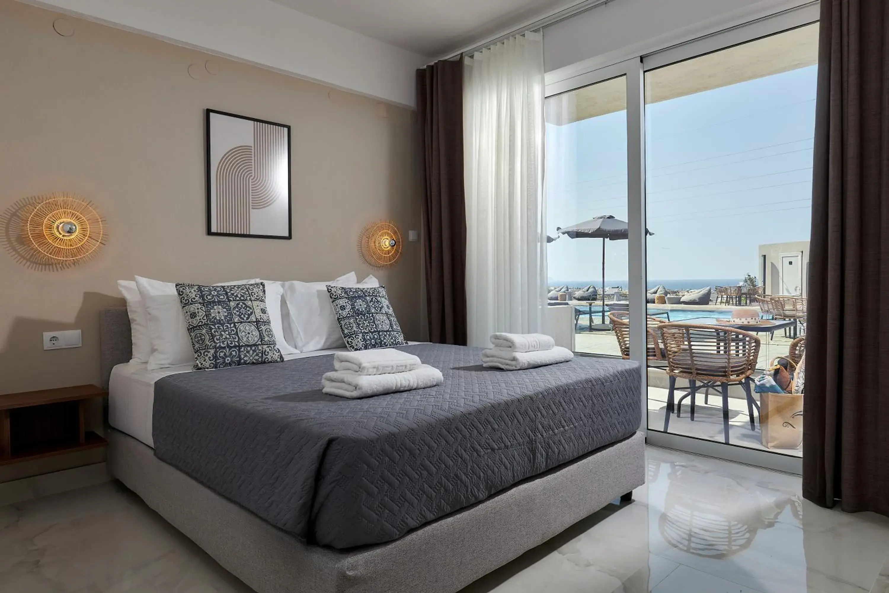 Standard Triple Suite Pool View in Mila Malia Suites Standard Triple Suite Pool View in Mila Malia Suites