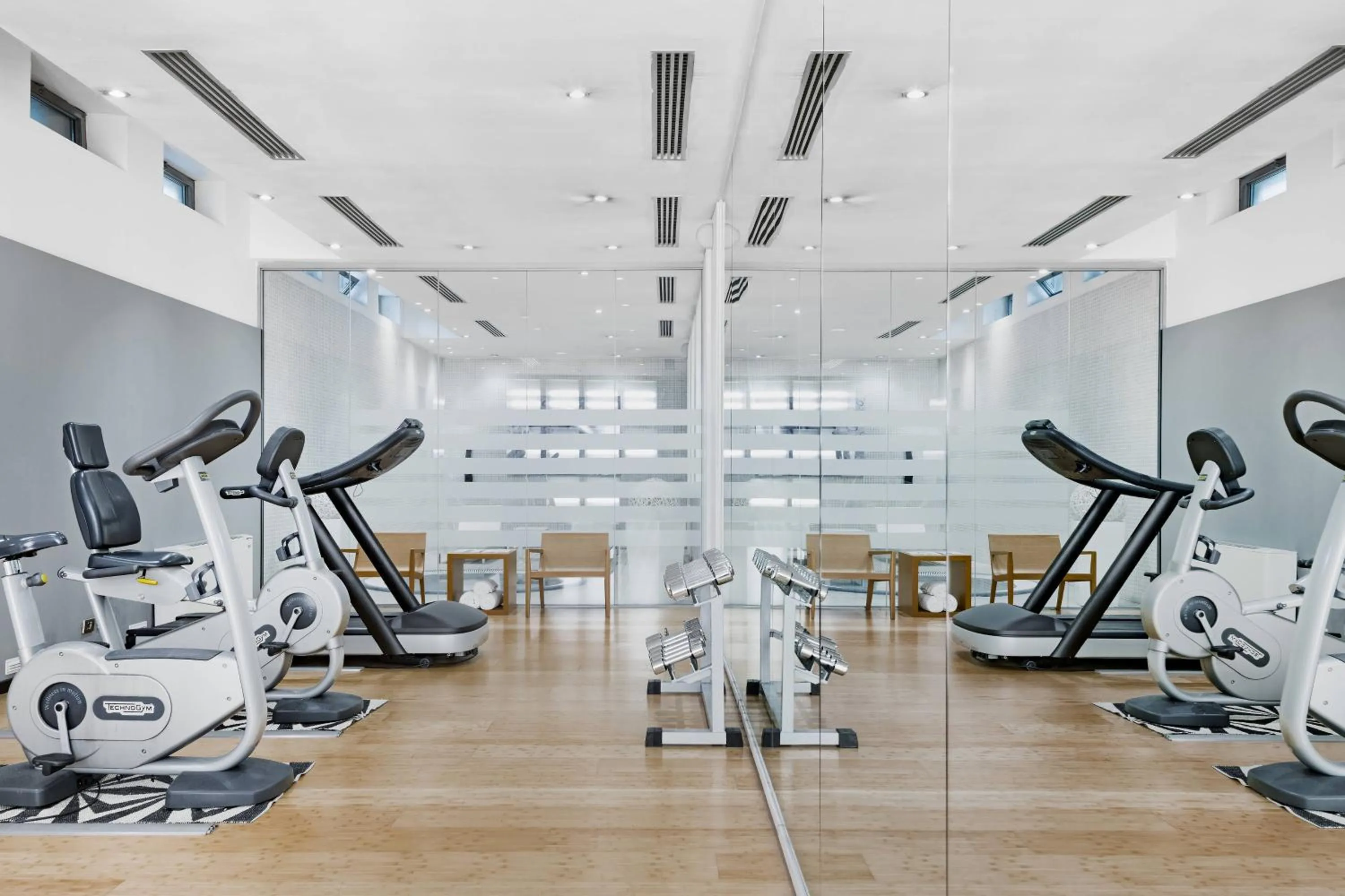 Fitness centre/facilities in AC Hotel Torino by Marriott