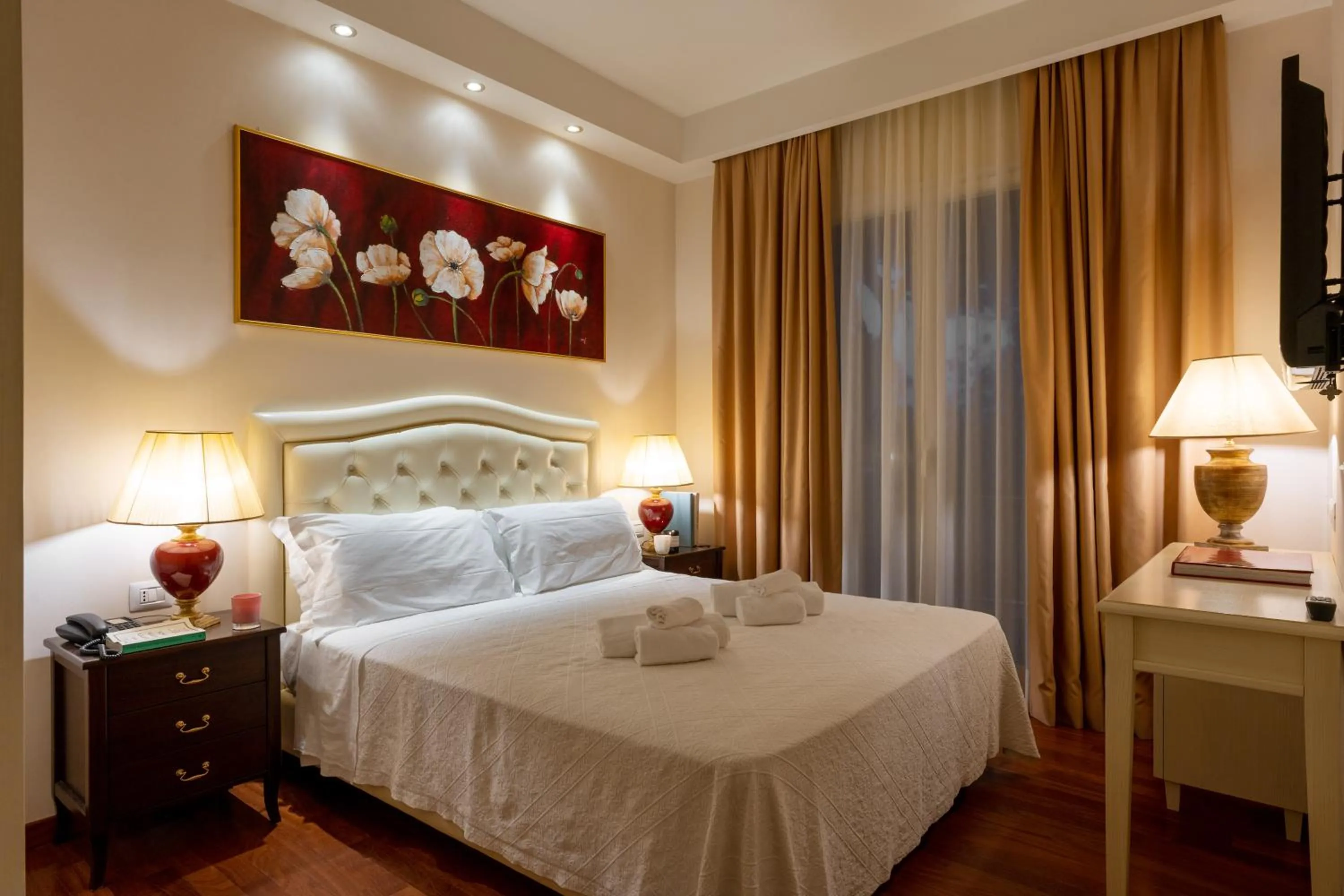 Bed in M House Art Hotel