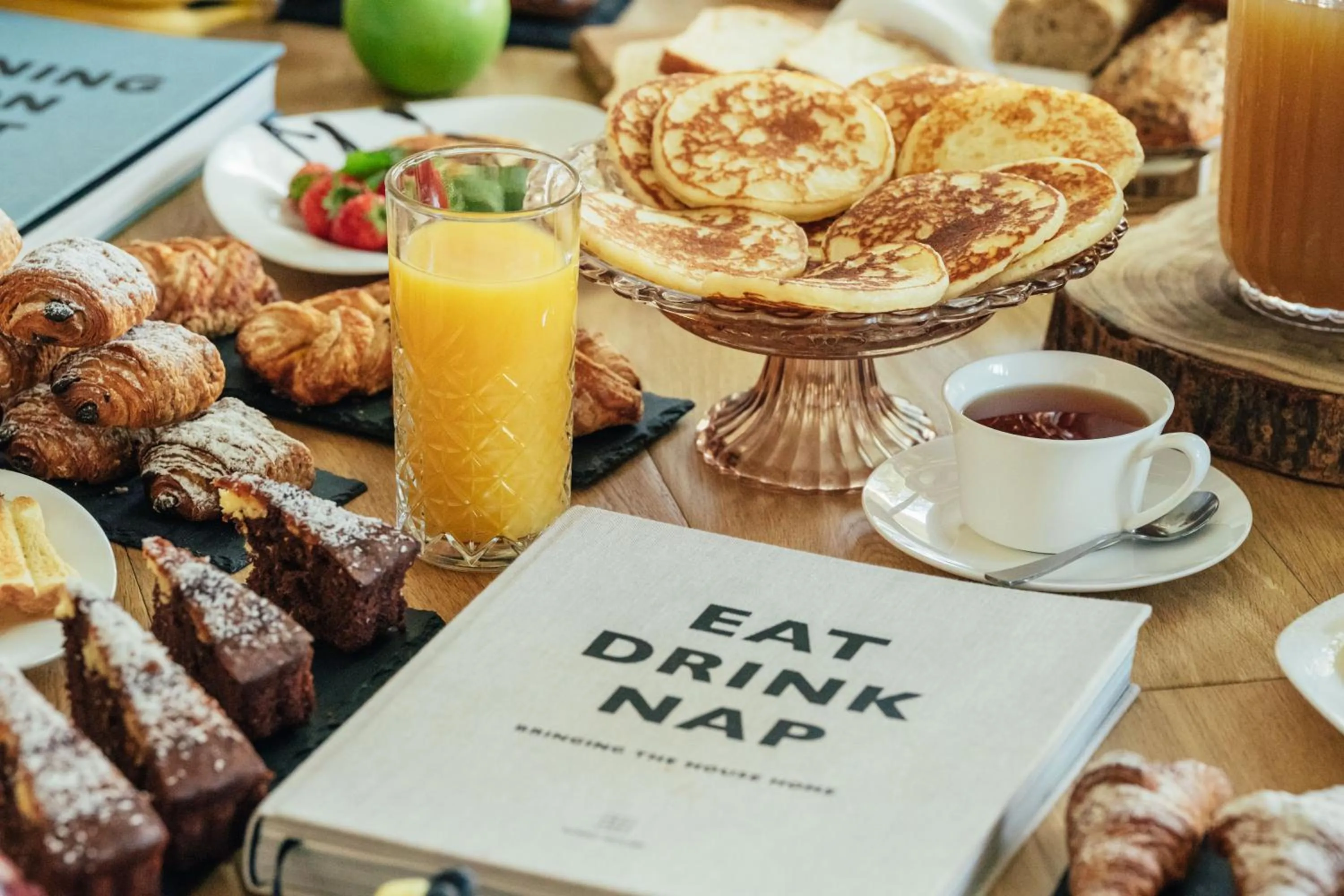 Continental breakfast in M House Art Hotel