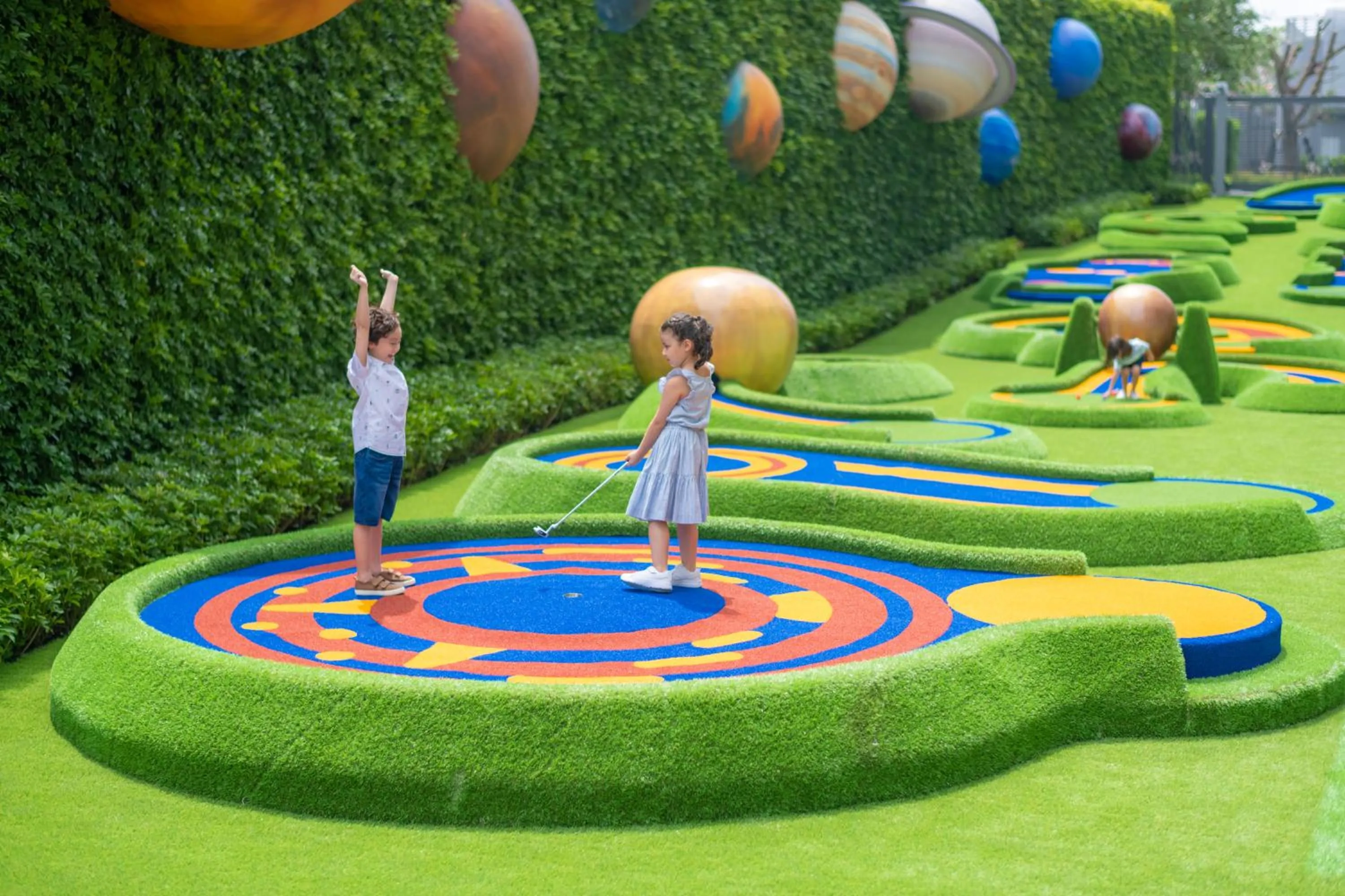 Minigolf in Grande Centre Point Space Pattaya