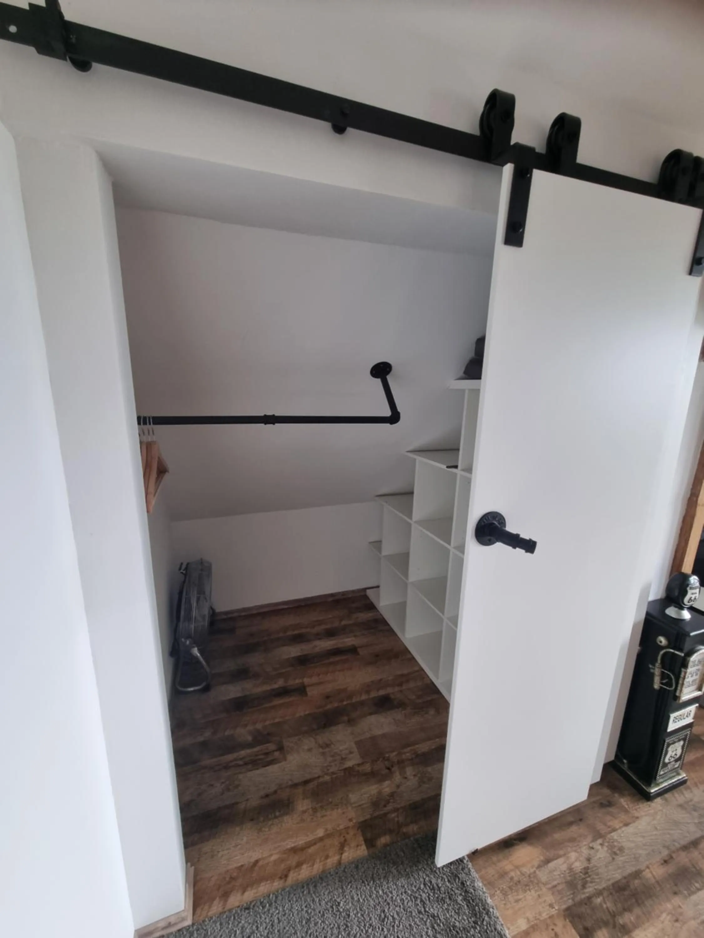 wardrobe in CJS Apartments - Chill or Drive am Nürburgring, new Box Spring Beds, new furniture, WLan, Spacious Rooms, Quiet Location