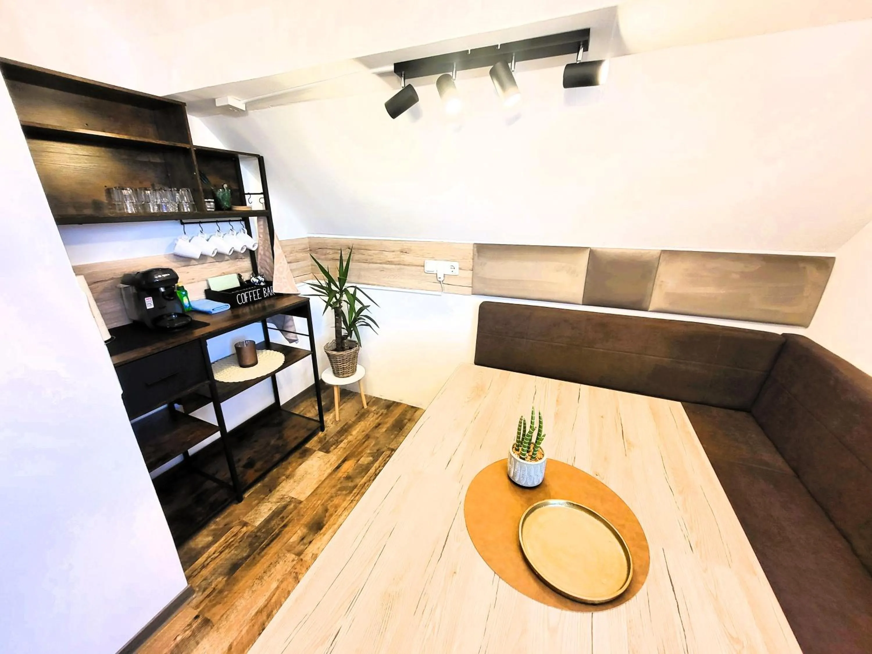 Seating area in CJS Apartments - Chill or Drive am Nürburgring, new Box Spring Beds, new furniture, WLan, Spacious Rooms, Quiet Location