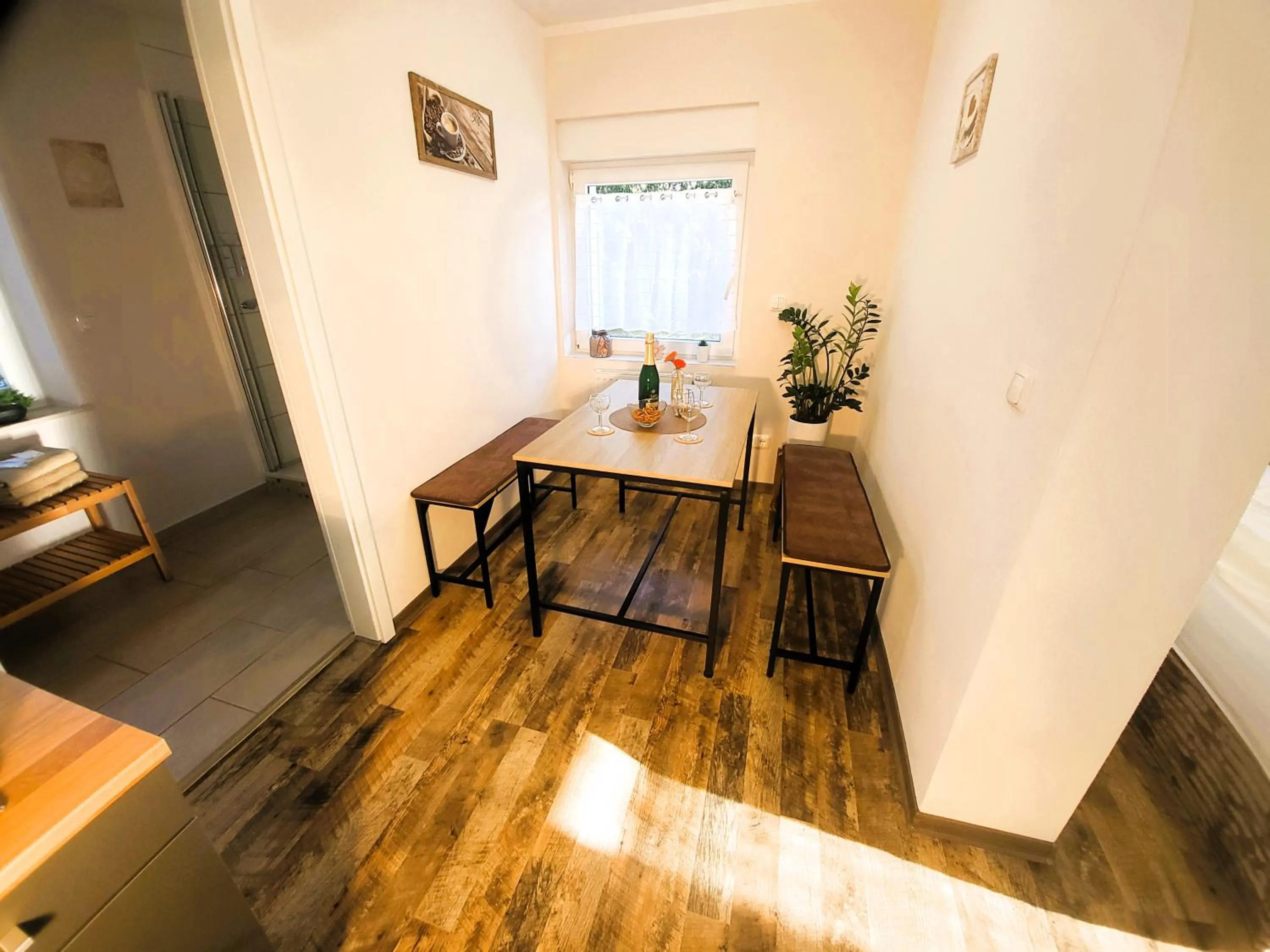 Dining area in CJS Apartments - Chill or Drive am Nürburgring, new Box Spring Beds, new furniture, WLan, Spacious Rooms, Quiet Location