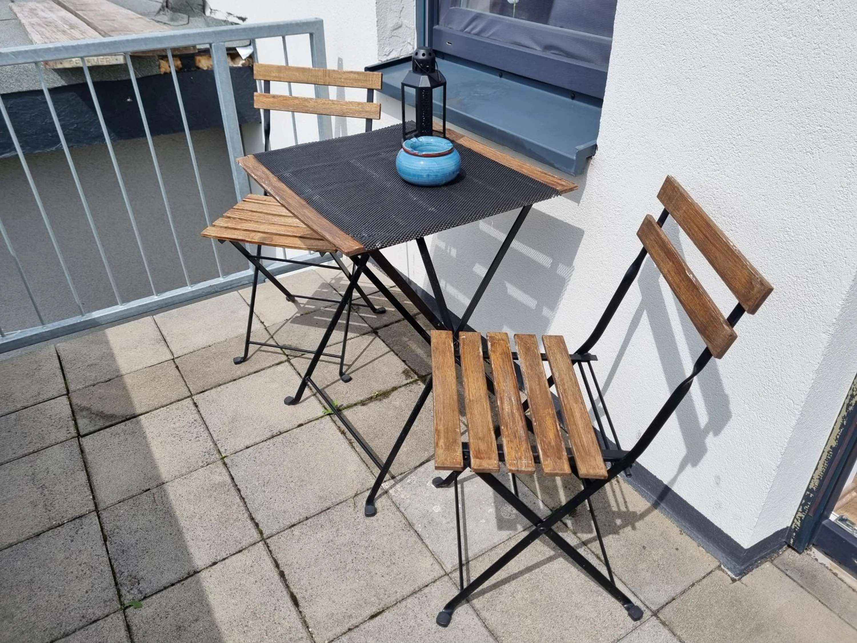 Balcony/Terrace in CJS Apartments - Chill or Drive am Nürburgring, new Box Spring Beds, new furniture, WLan, Spacious Rooms, Quiet Location