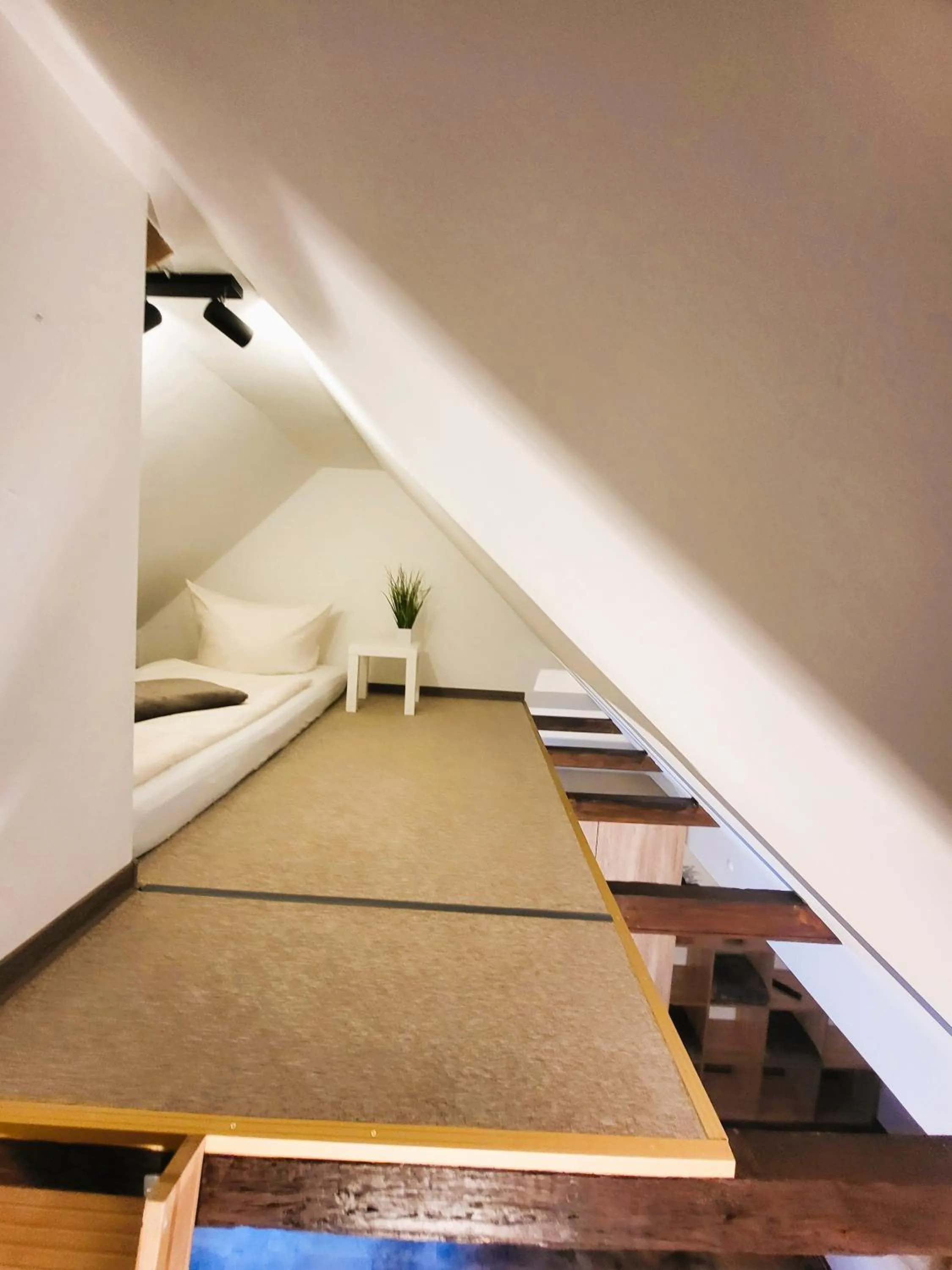 Bed in CJS Apartments - Chill or Drive am Nürburgring, new Box Spring Beds, new furniture, WLan, Spacious Rooms, Quiet Location