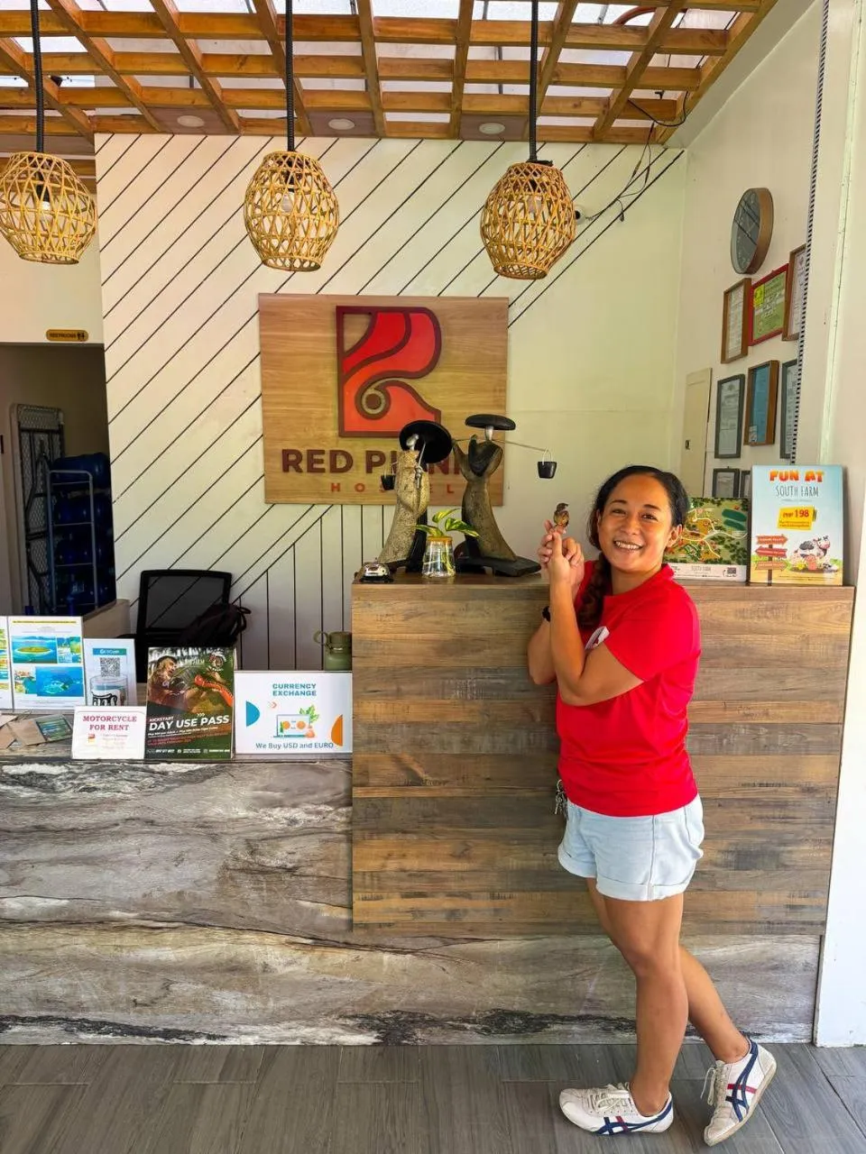 Lobby or reception in Red Picnic Hostel Panglao