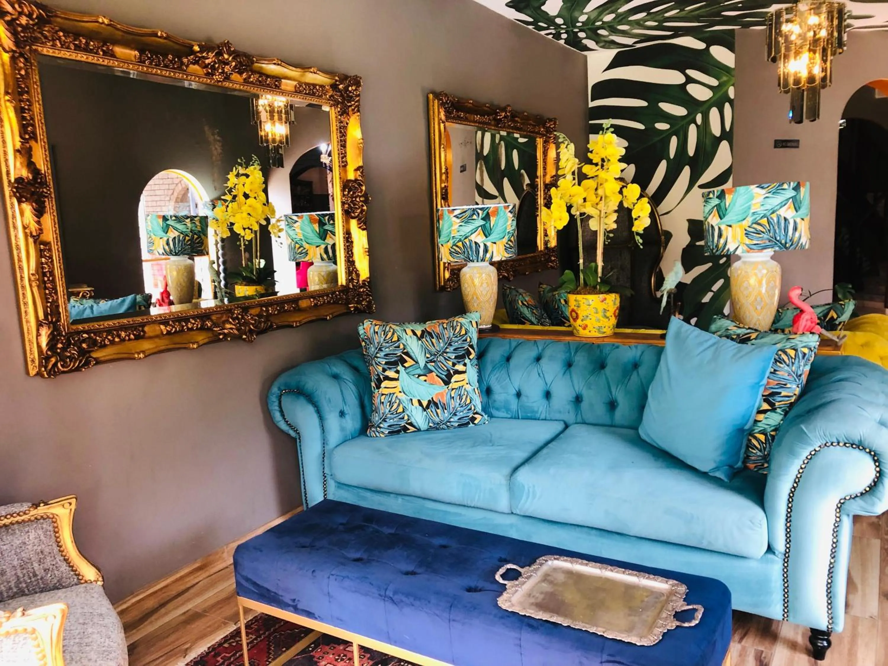 Seating area in Grafiti Boutique Hotel