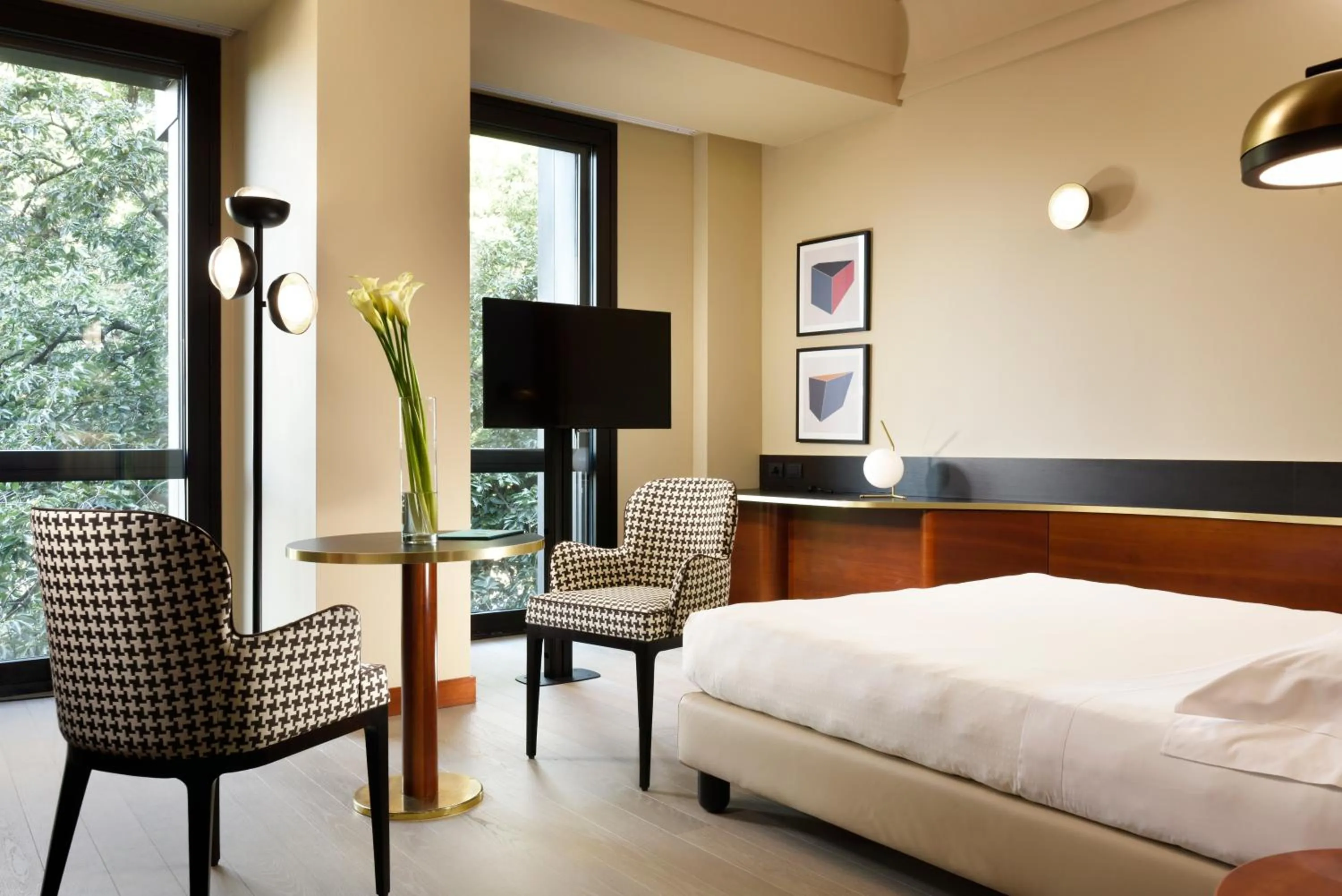 Bedroom, Bed in UNA Hotels Cusani Milano