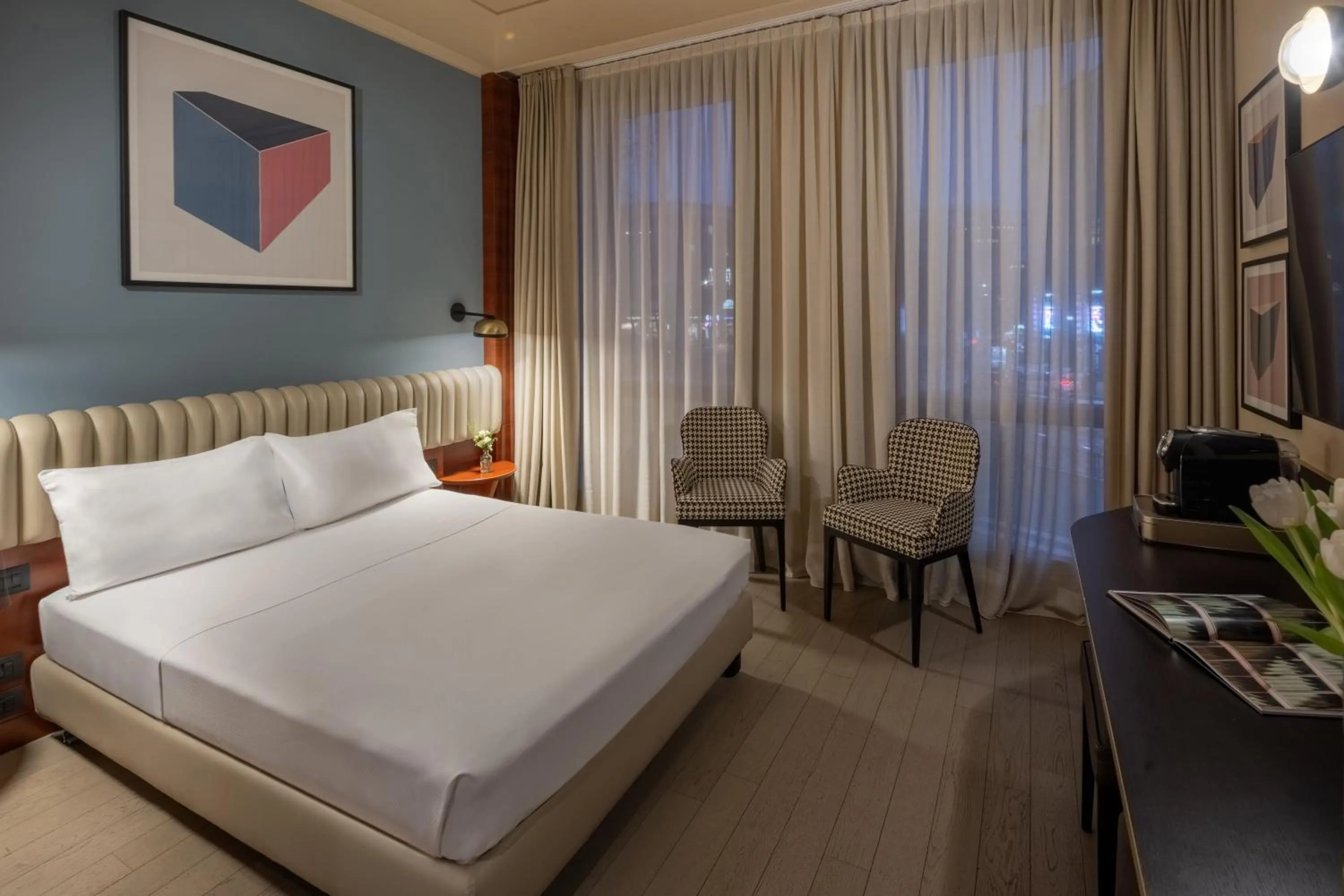 Bedroom, Bed in UNA Hotels Cusani Milano