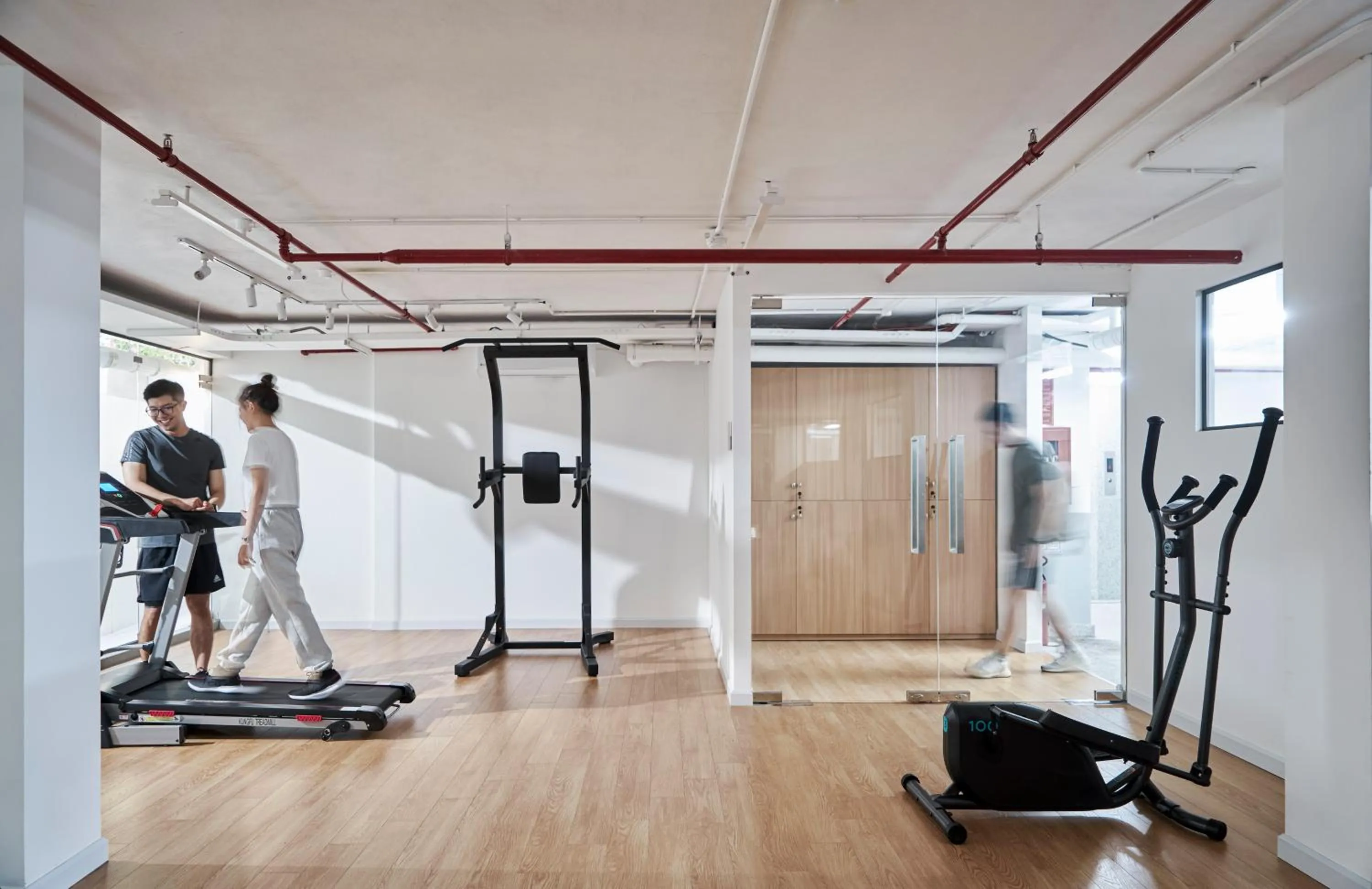 Fitness centre/facilities in M Village Living Trần Não