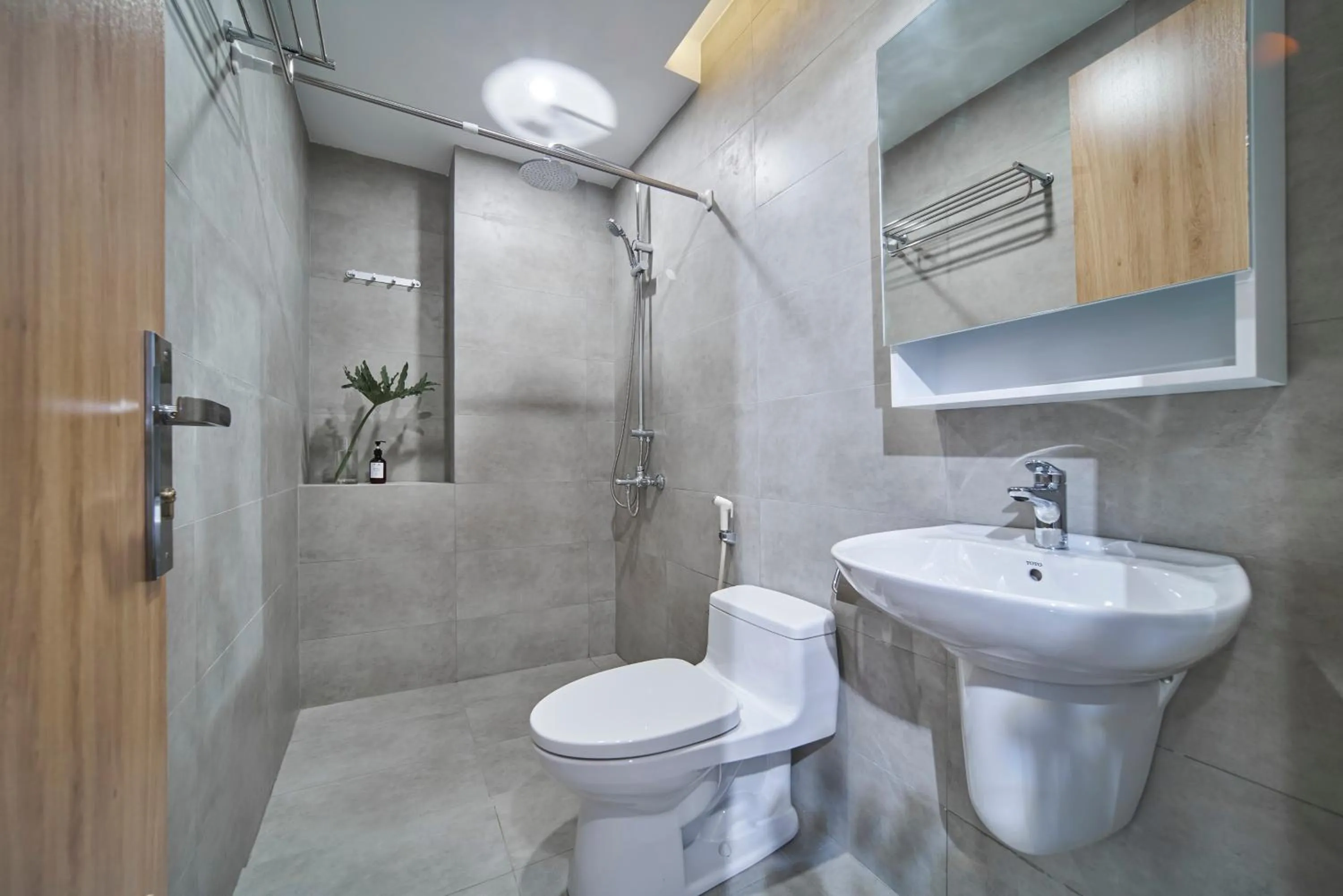 Bathroom in M Village Living Trần Não