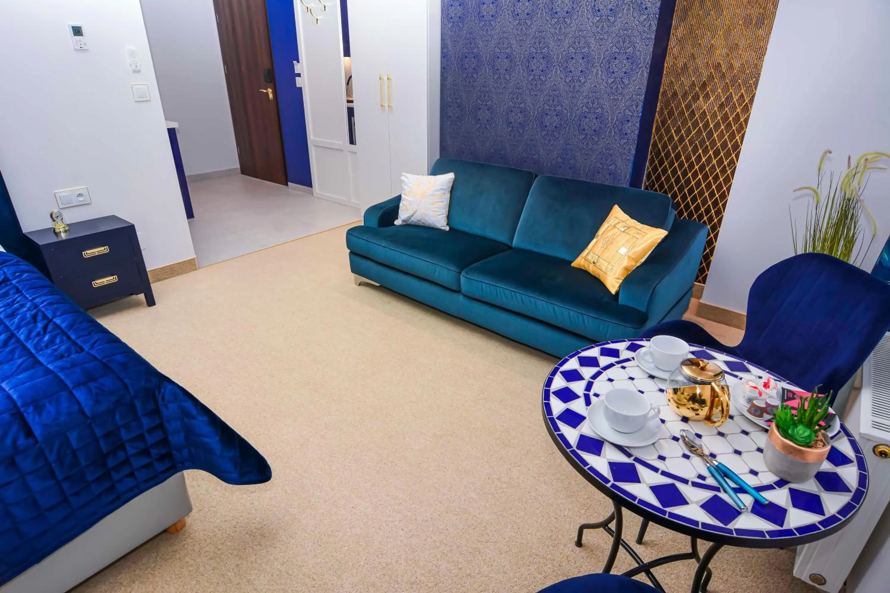 Seating area in Willa Kashmir