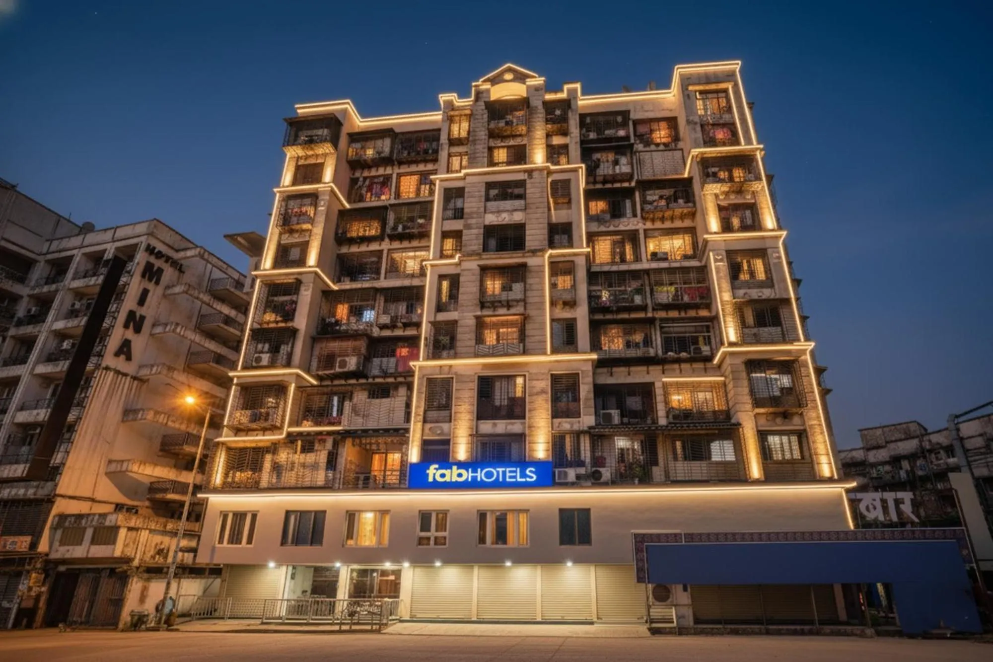 Property building in FabHotel Amber Corp Inn