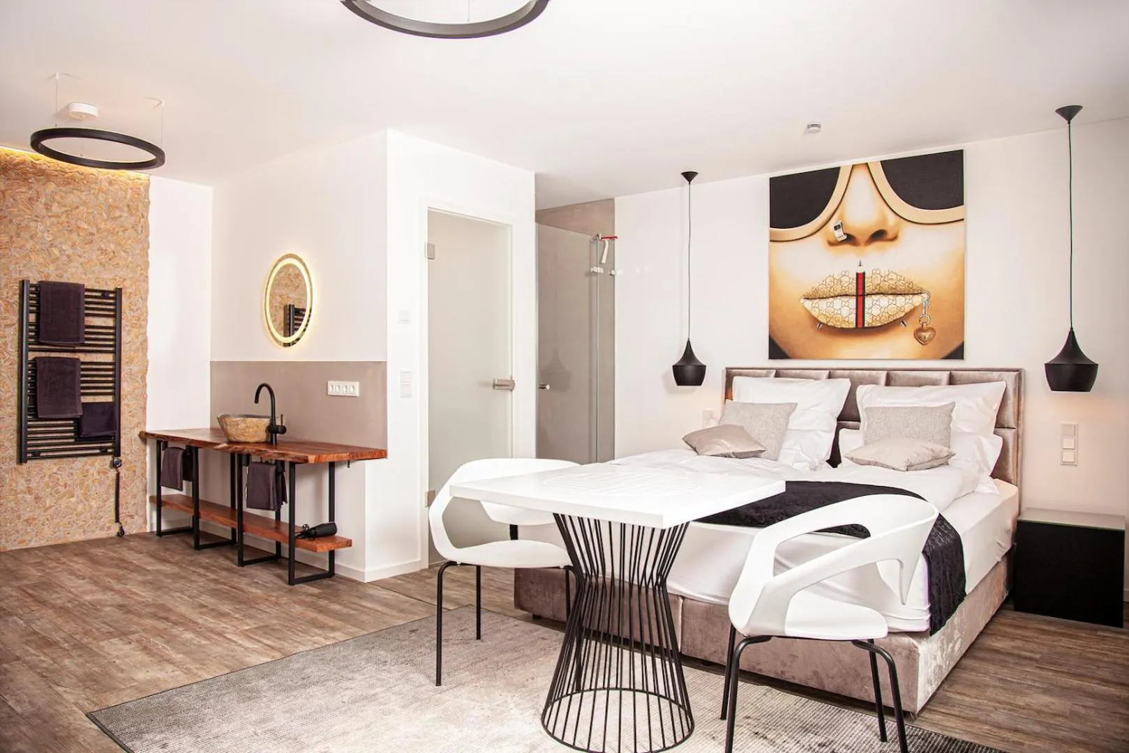 Photo of the whole room, Bed in The Faces Berlin Apartments