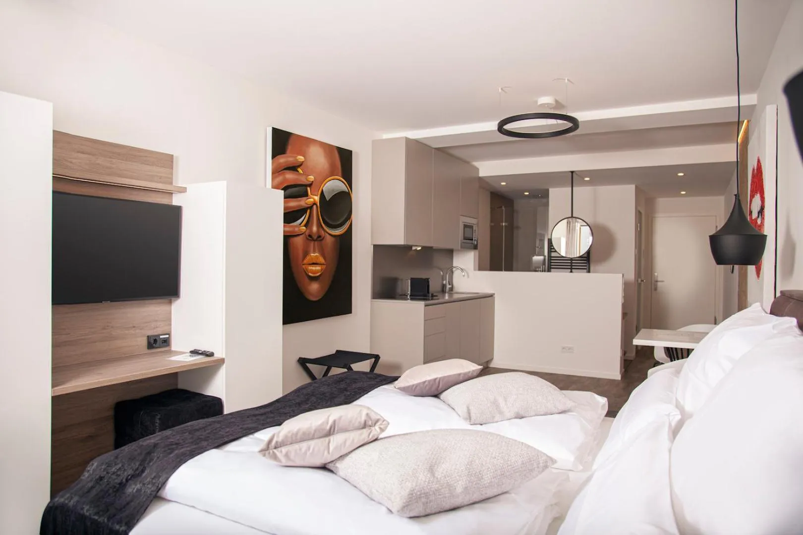 Photo of the whole room, Bed in The Faces Berlin Apartments