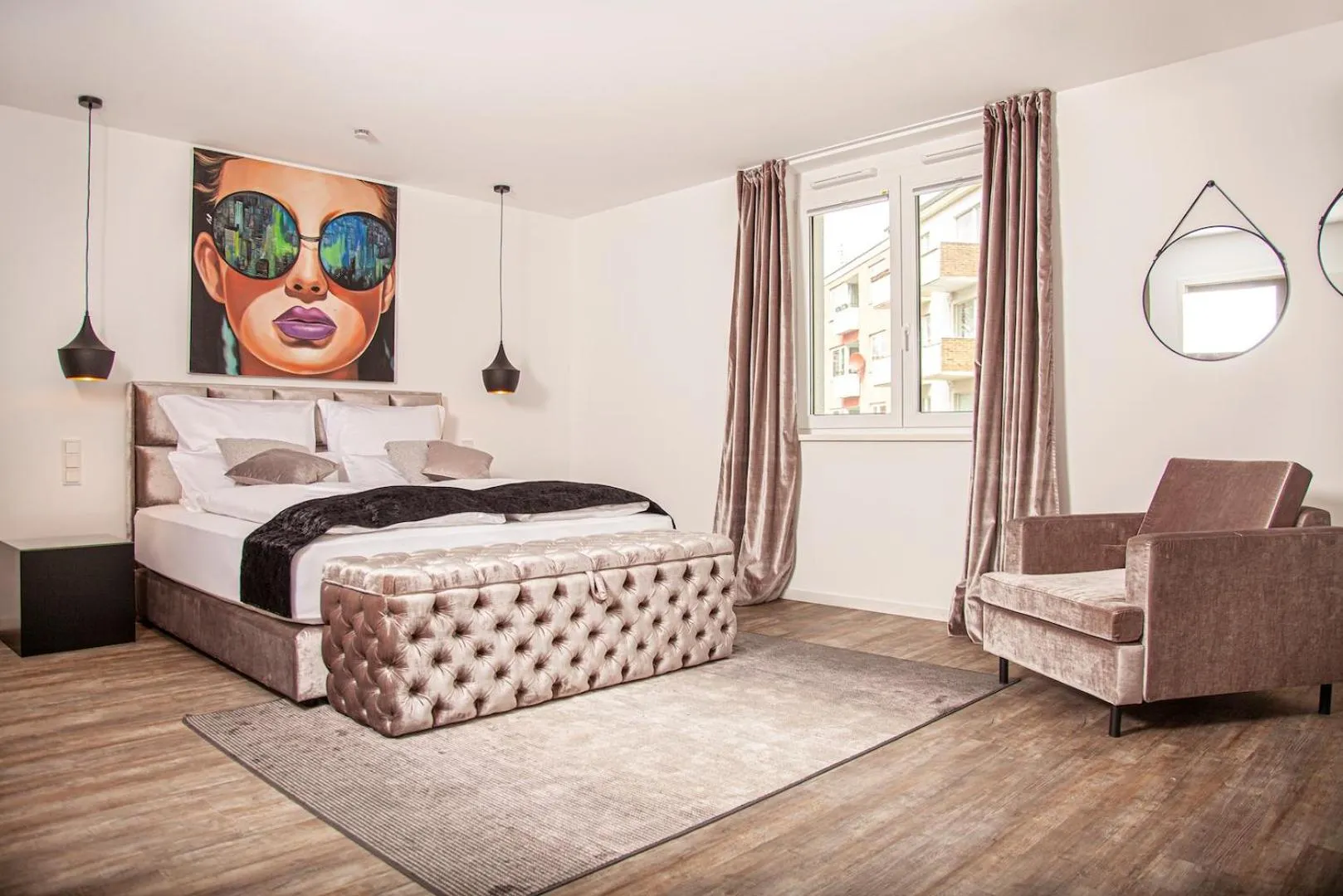 Photo of the whole room, Bed in The Faces Berlin Apartments