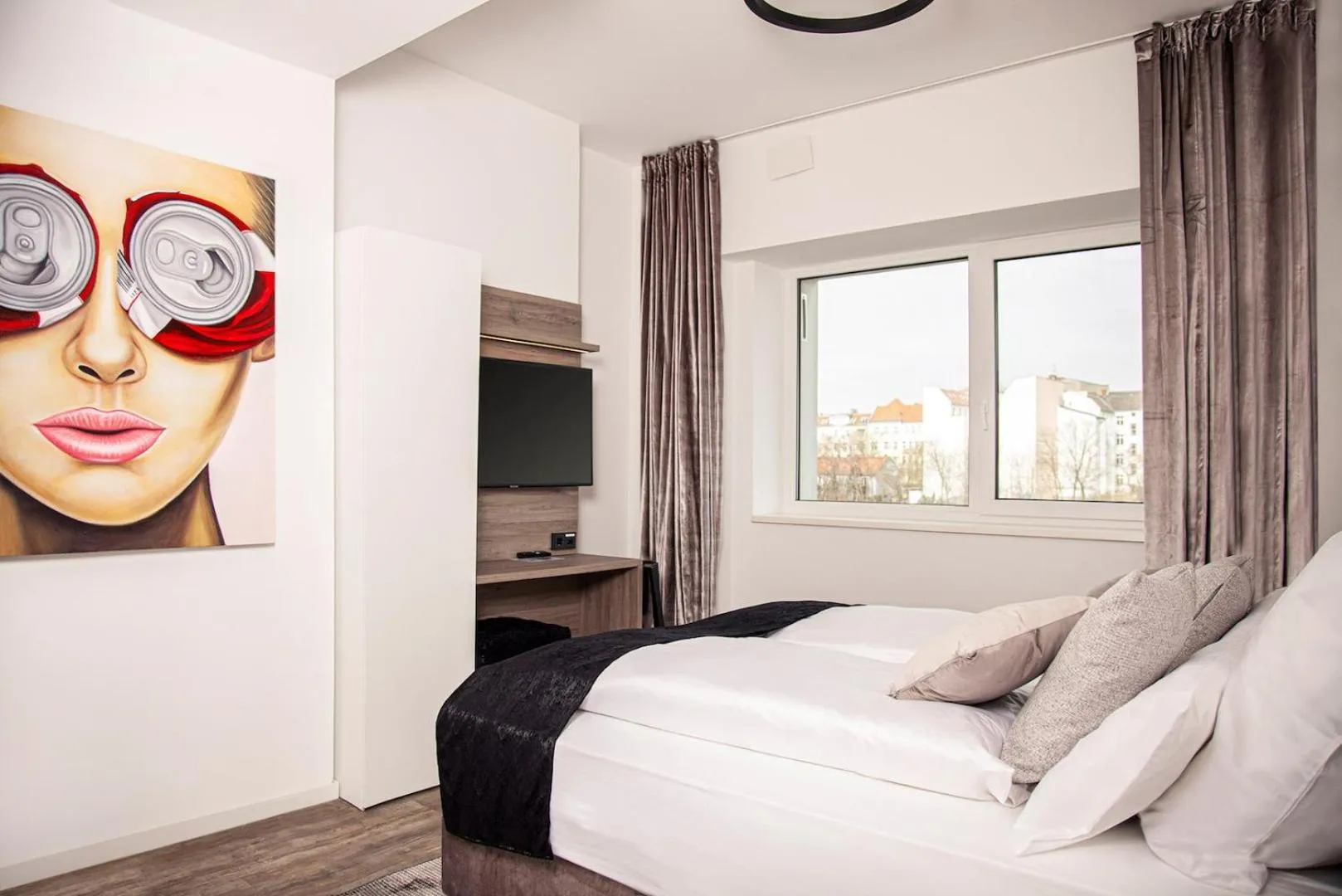 Photo of the whole room, Bed in The Faces Berlin Apartments