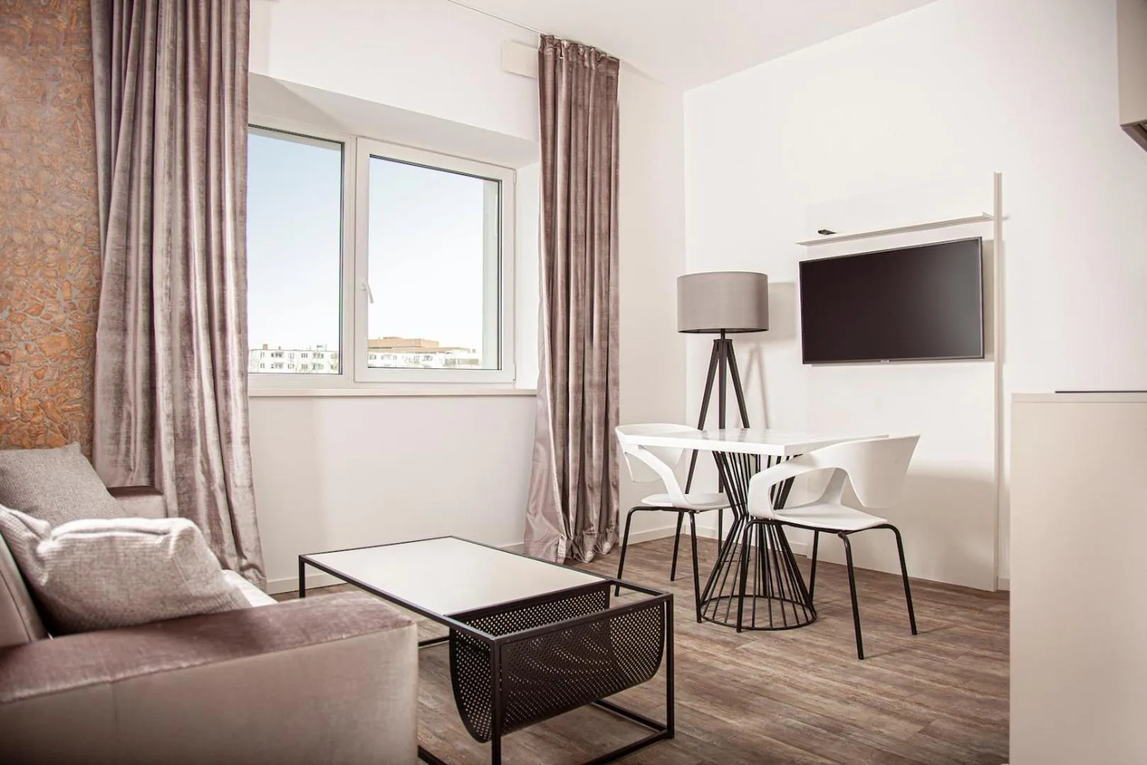 Living room in The Faces Berlin Apartments