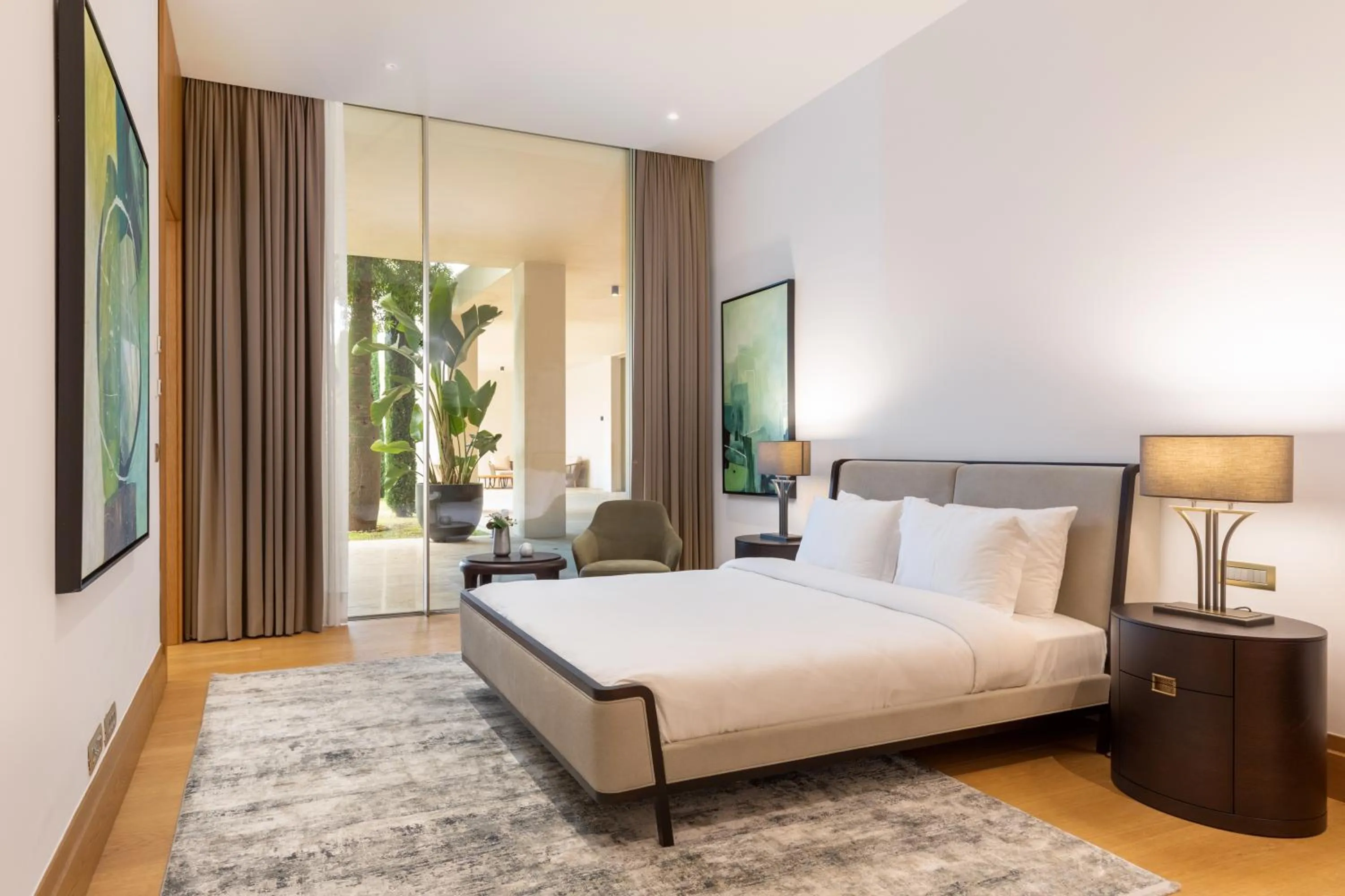 Bed in Hiddenbay Teos Hotel