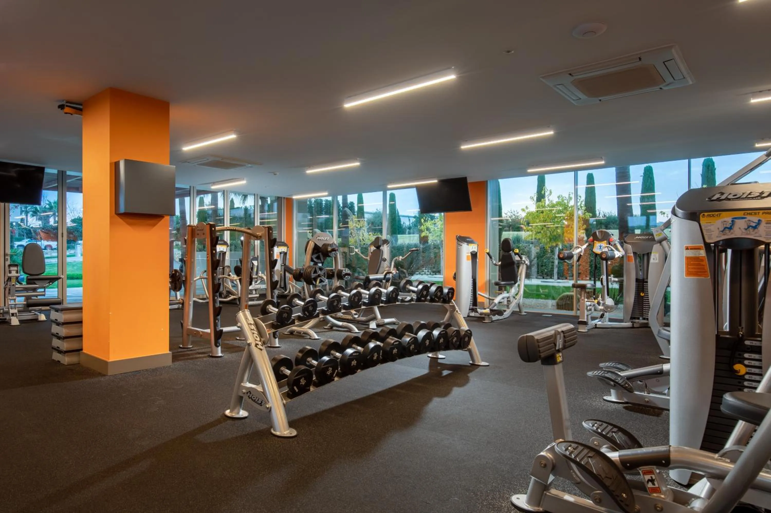 Fitness centre/facilities in Hiddenbay Teos Hotel