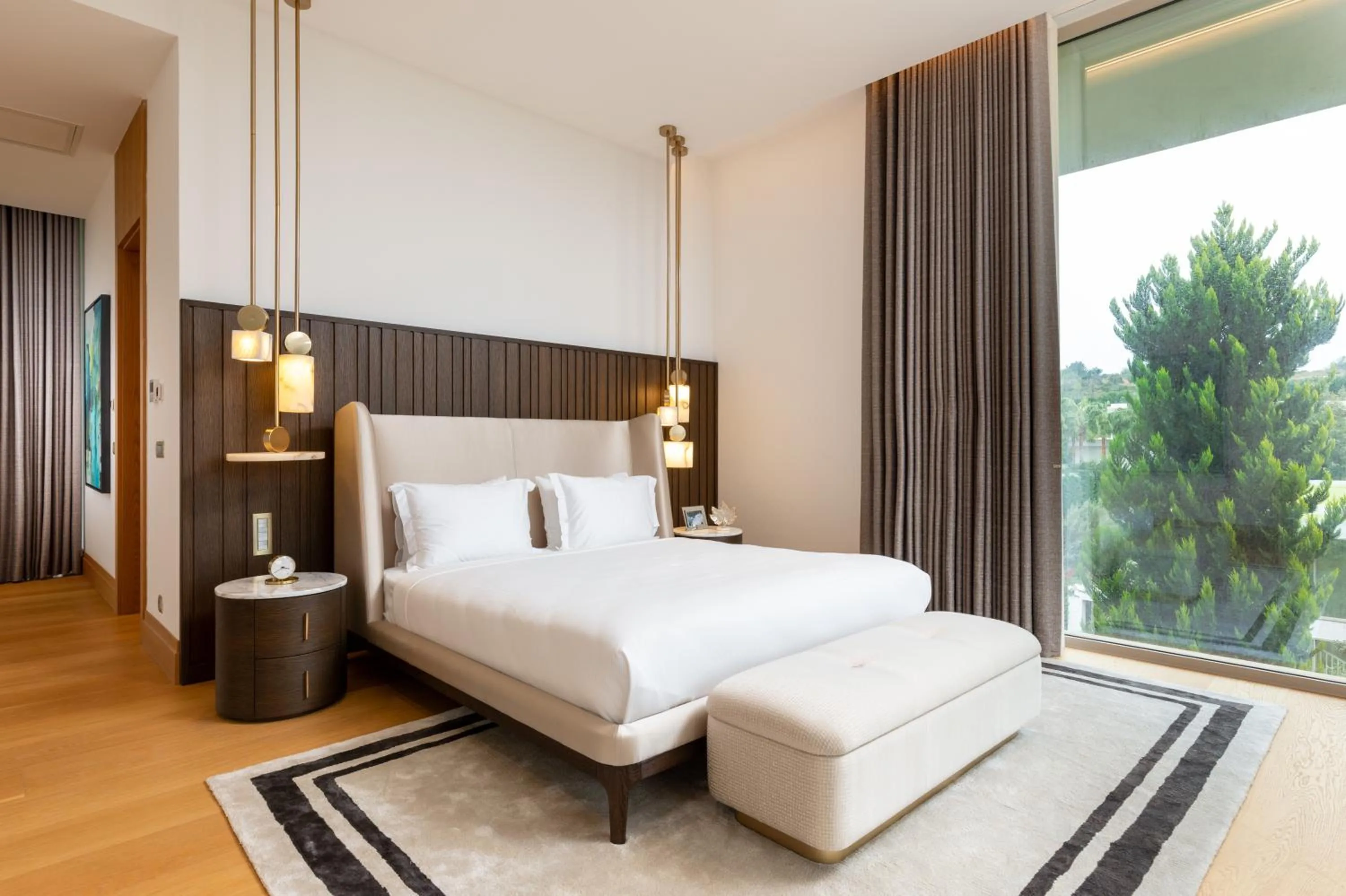 Bed in Hiddenbay Teos Hotel