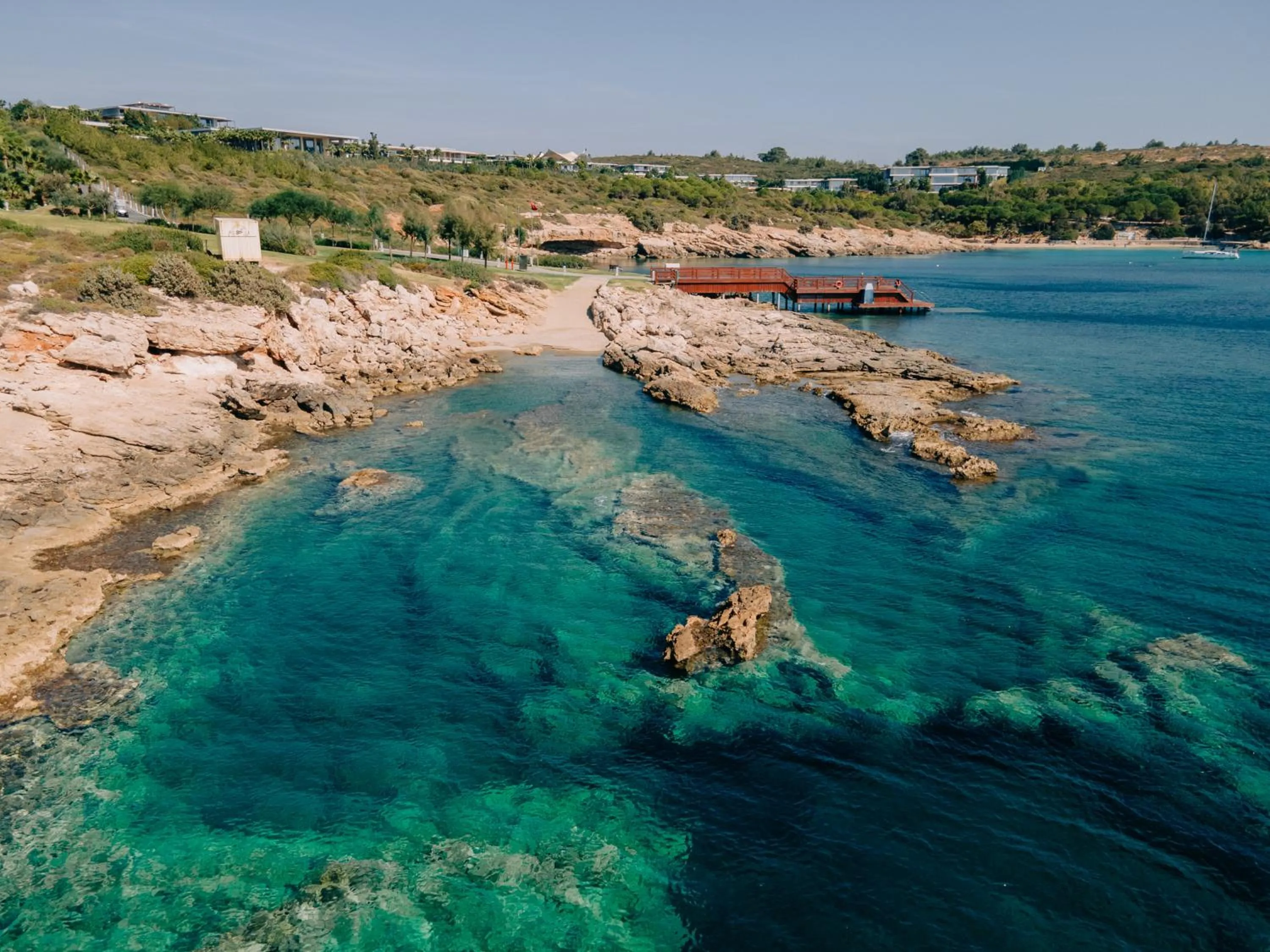 Beach in Hiddenbay Teos Hotel