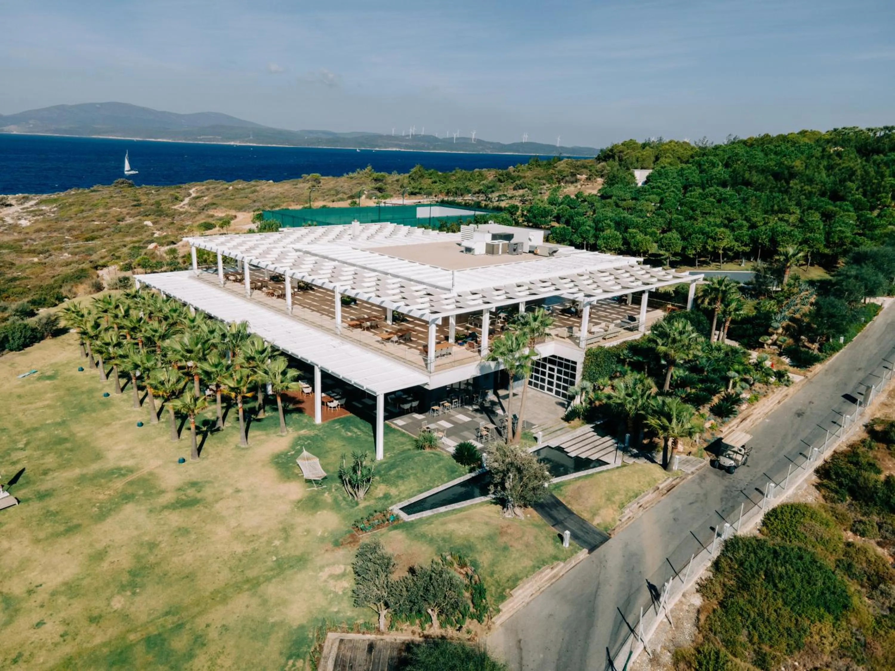 Bird's eye view in Hiddenbay Teos Hotel
