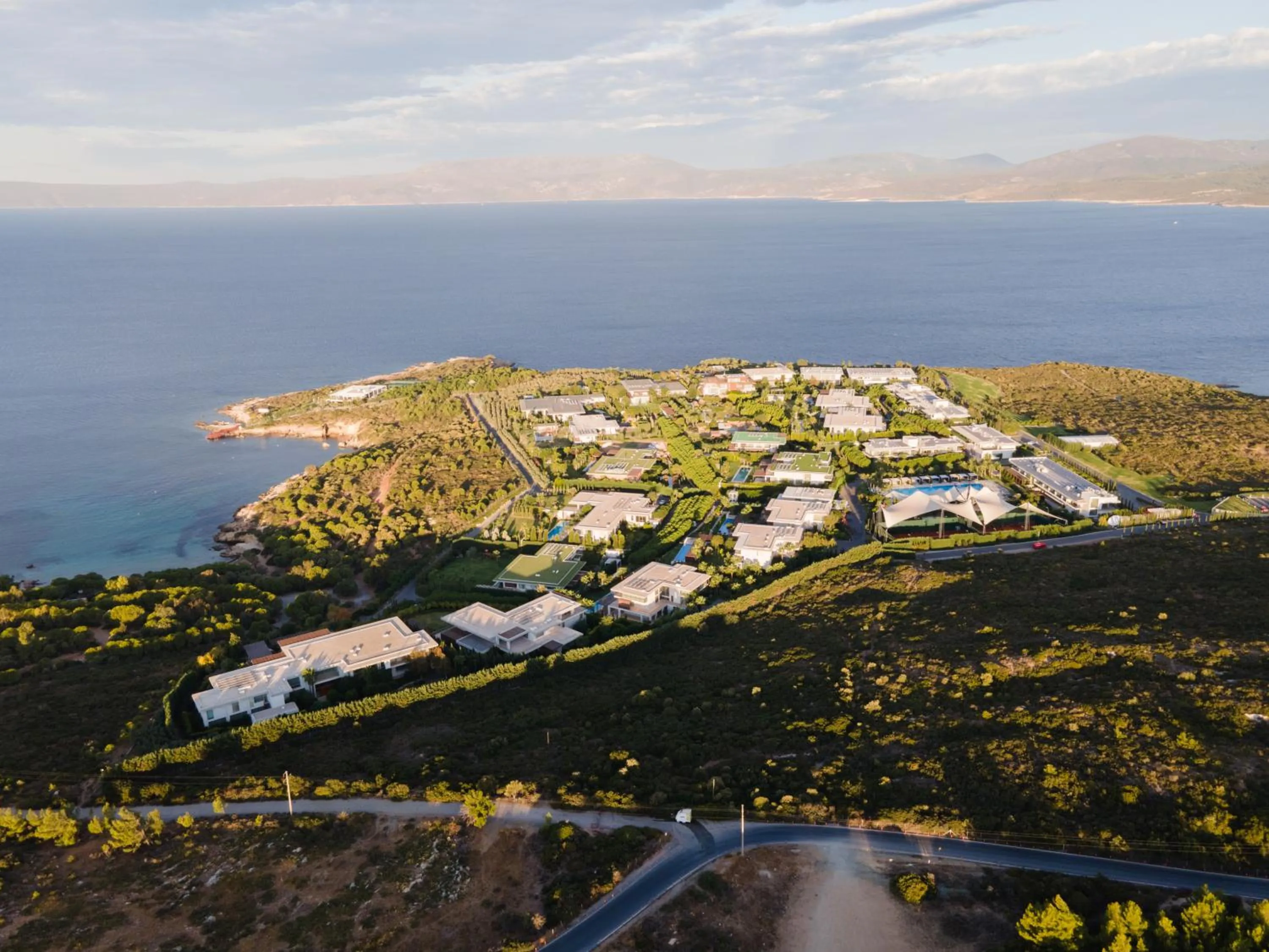 Bird's eye view in Hiddenbay Teos Hotel