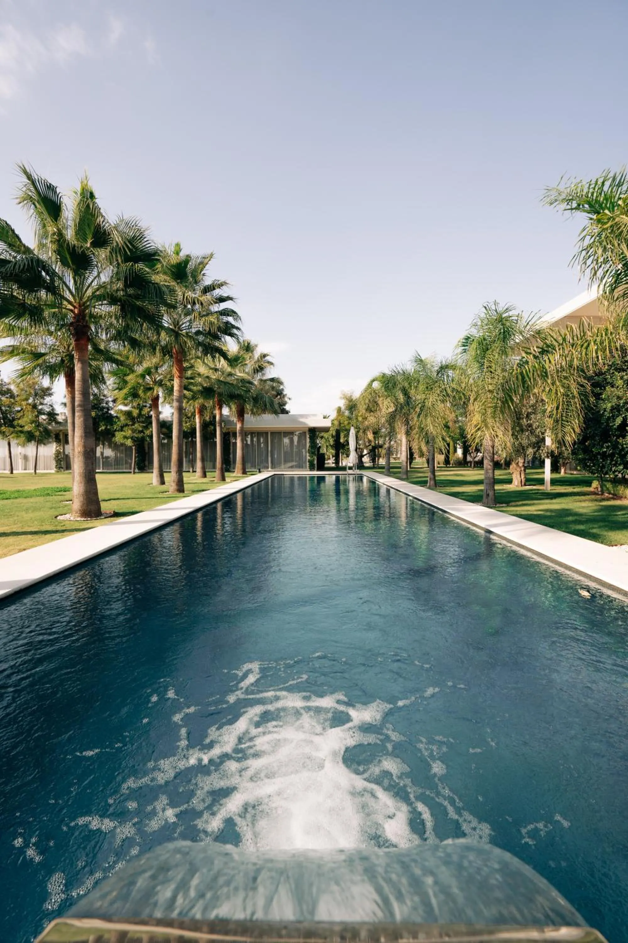 Swimming pool in Hiddenbay Teos Hotel