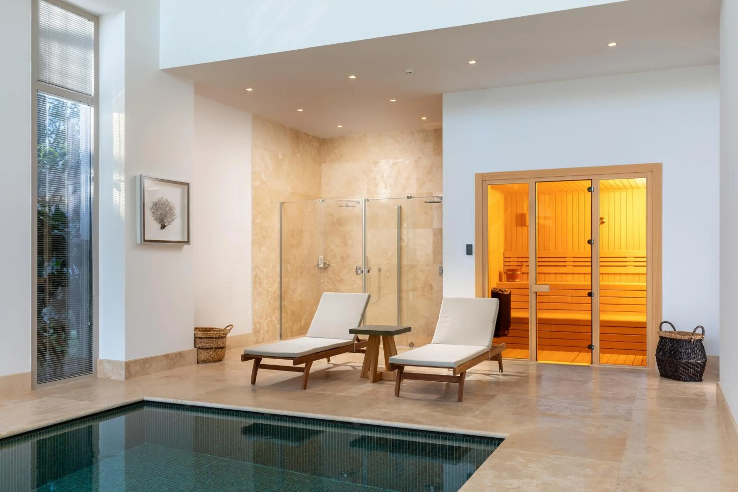 Pool view in Hiddenbay Teos Hotel